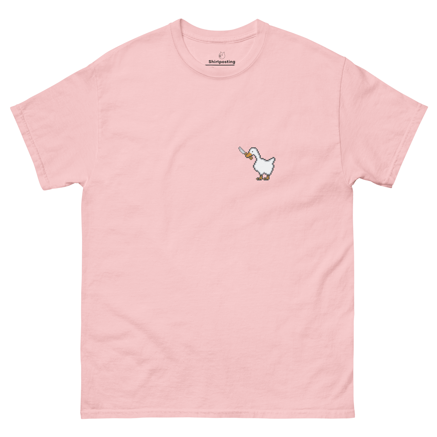 Goose Classic T-Shirt Meme - Light Pink | Shirtposting