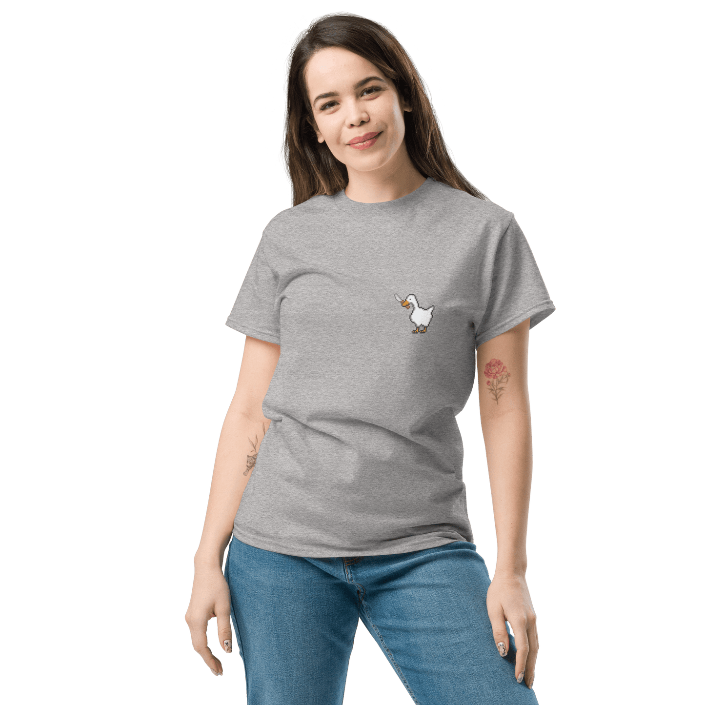 Goose Classic T-Shirt Meme - Military Green | Shirtposting