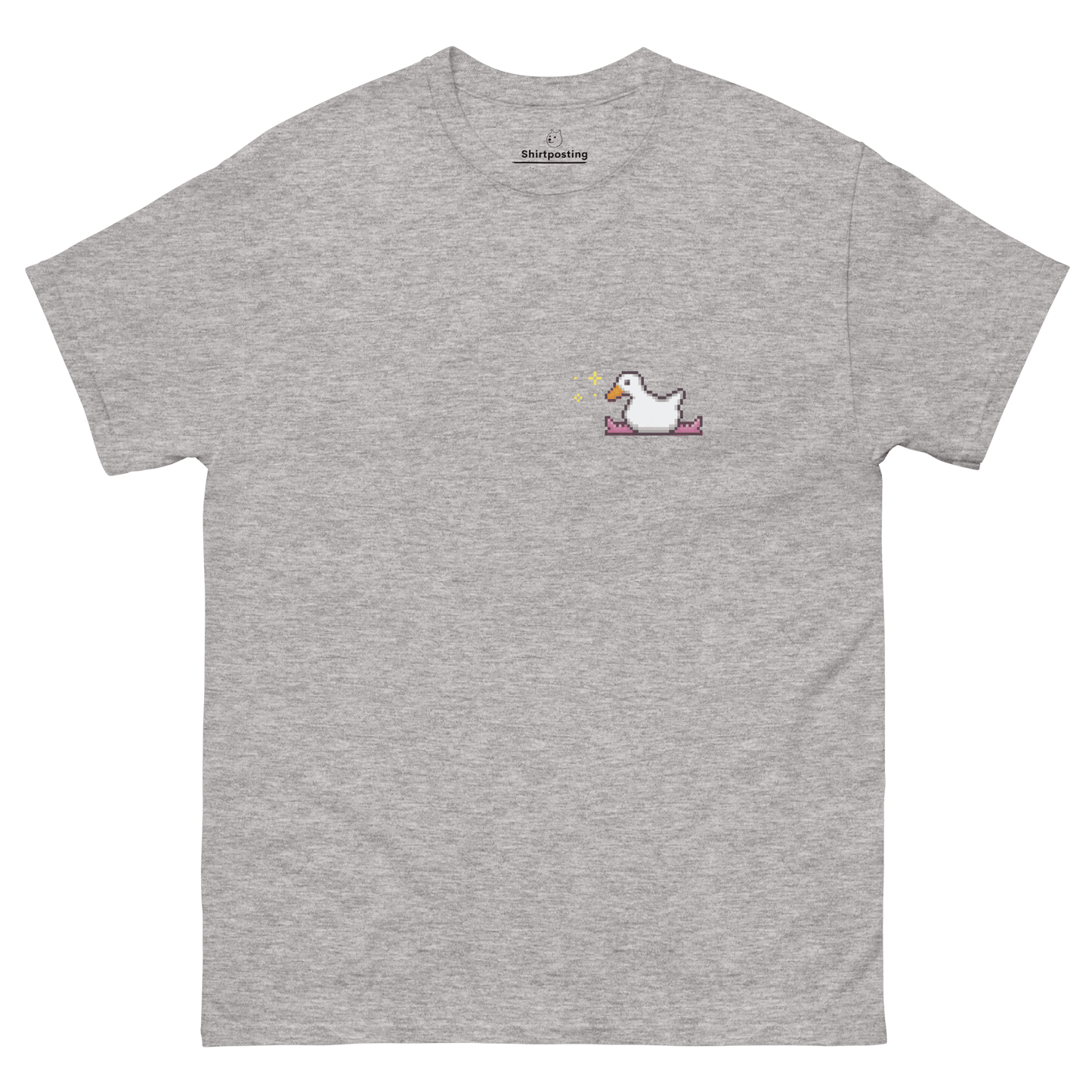 Goose Classic T-Shirt Meme - Sport Grey | Shirtposting