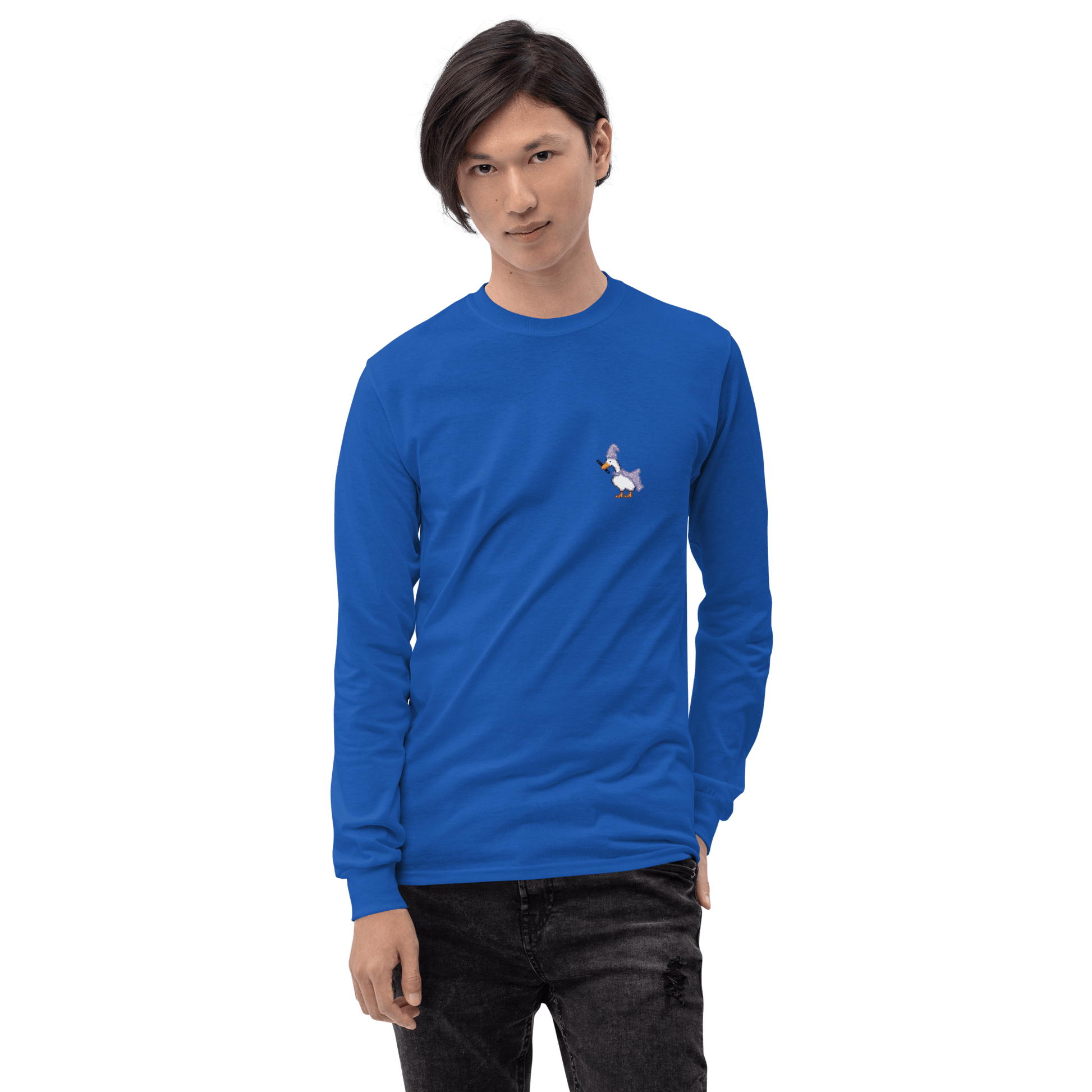 Goose Long Sleeve T-Shirt Meme - Sport Grey | Shirtposting