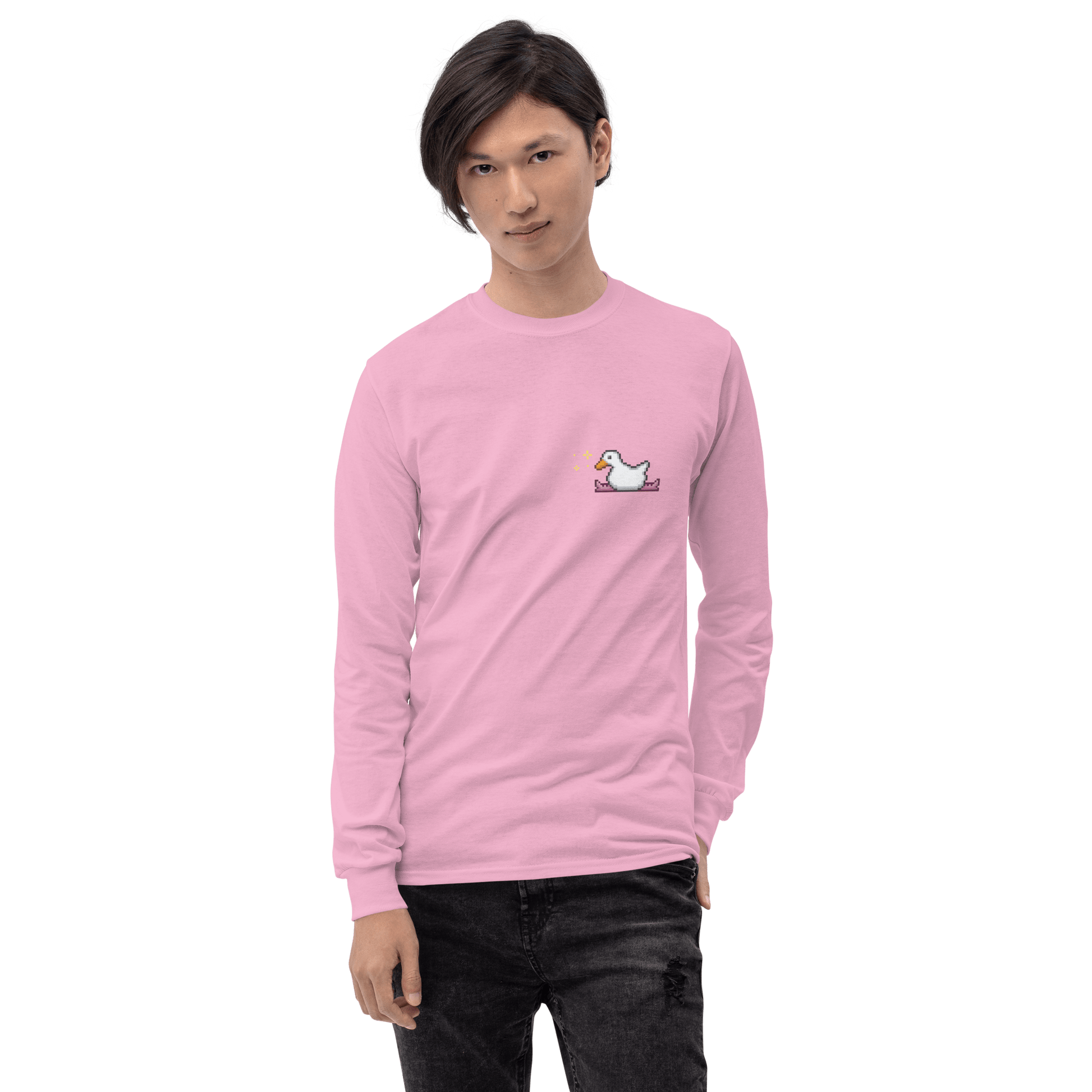Goose Long Sleeve T-Shirt Meme - Sport Grey | Shirtposting
