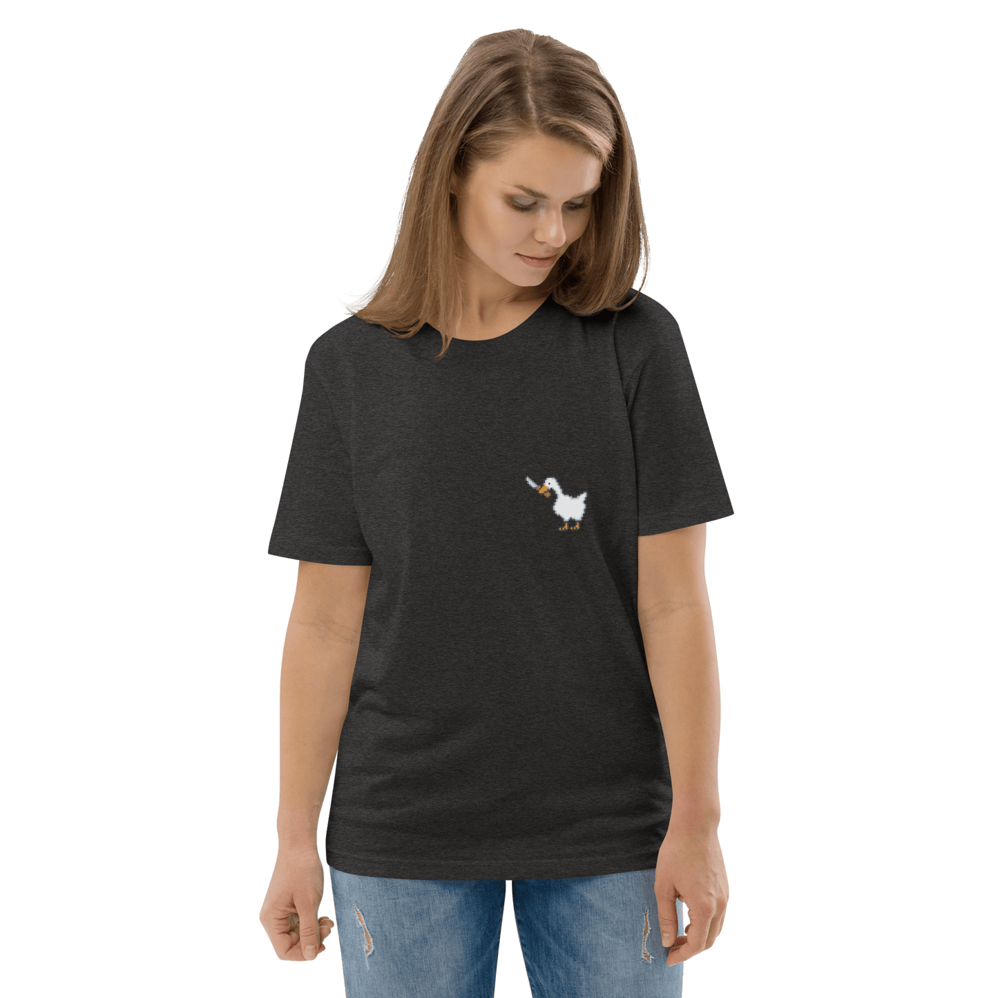 Goose Premium Organic T-Shirt Meme - Cotton Pink | Shirtposting