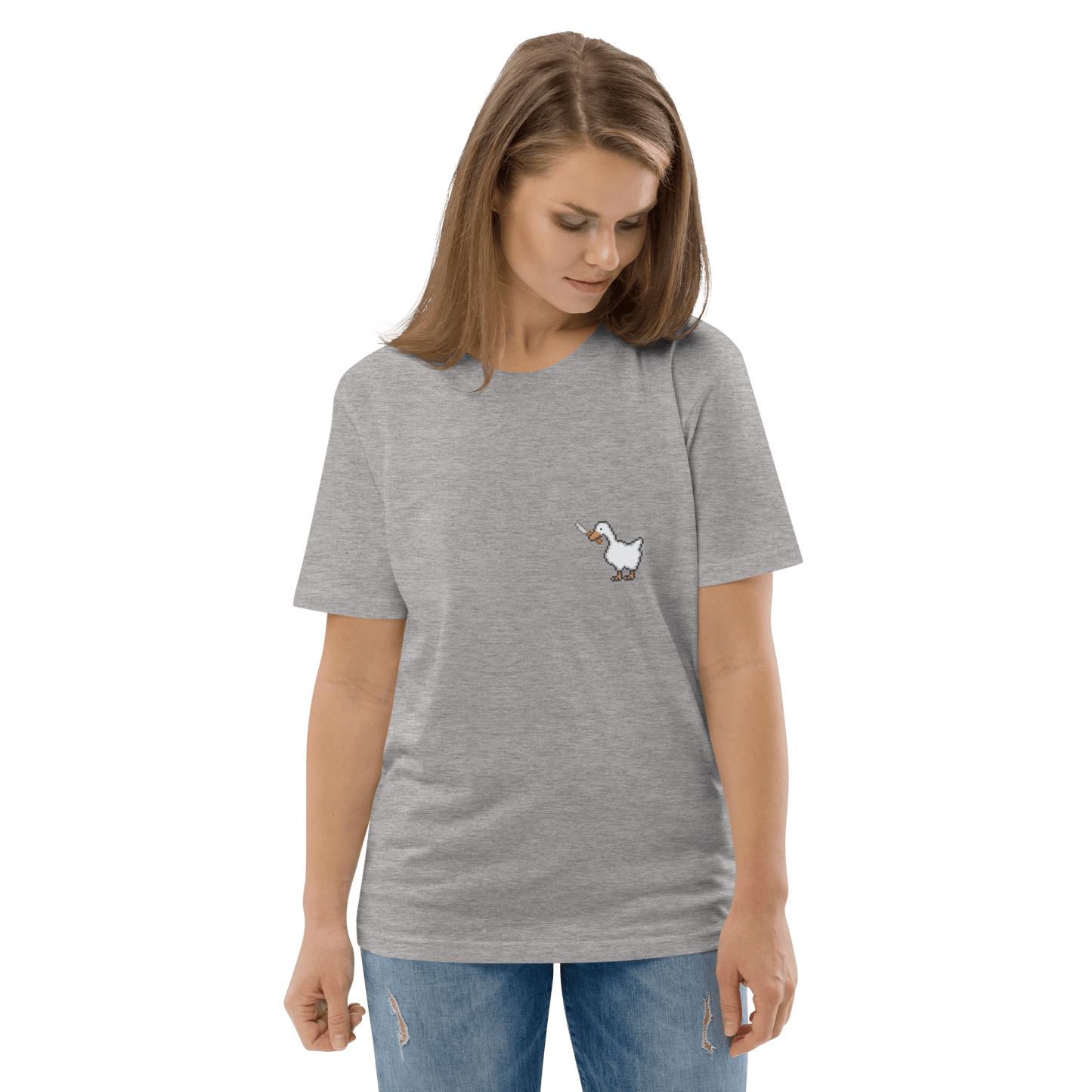 Goose Premium Organic T-Shirt Meme - Cotton Pink | Shirtposting