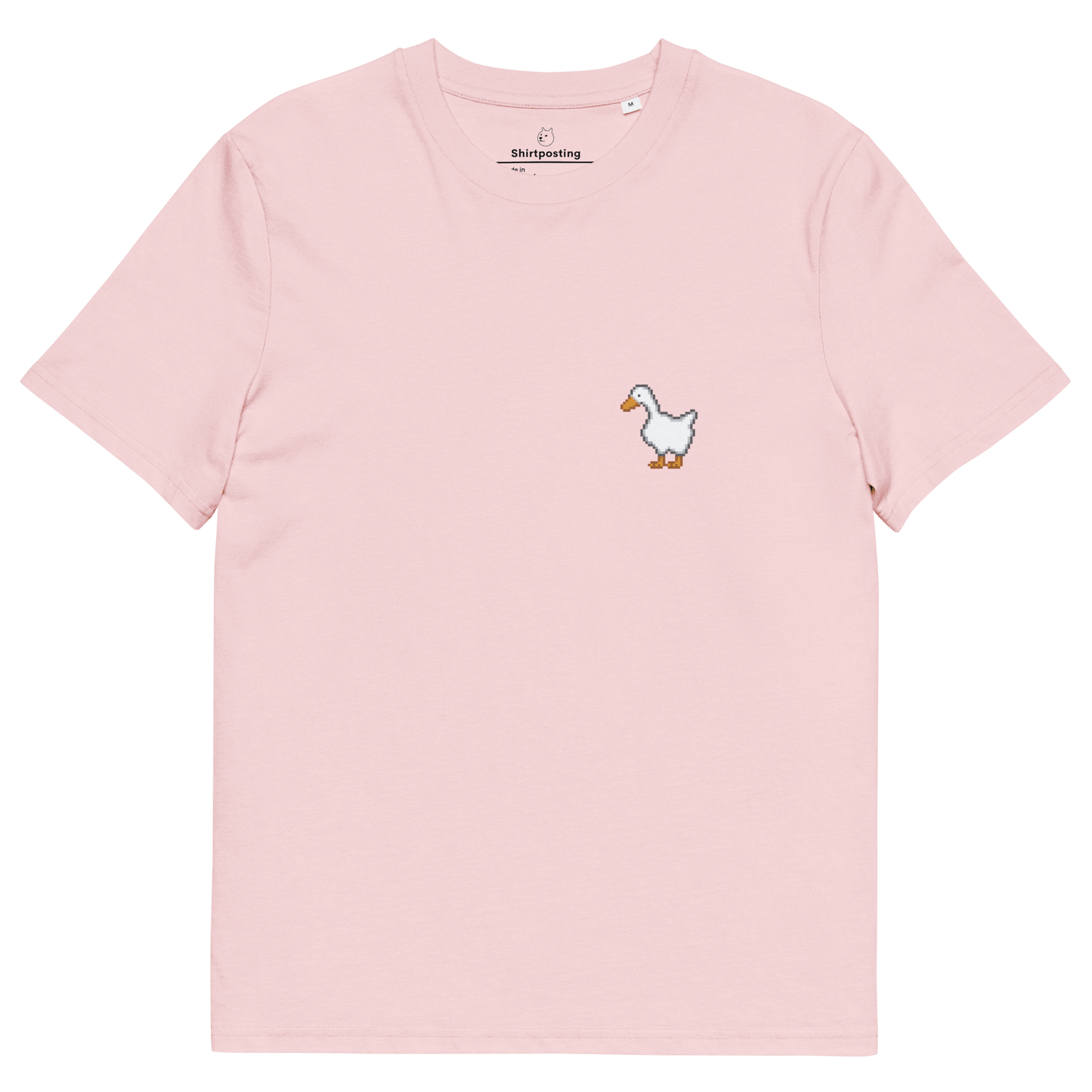 Goose Premium Organic T-Shirt Meme - Cotton Pink | Shirtposting