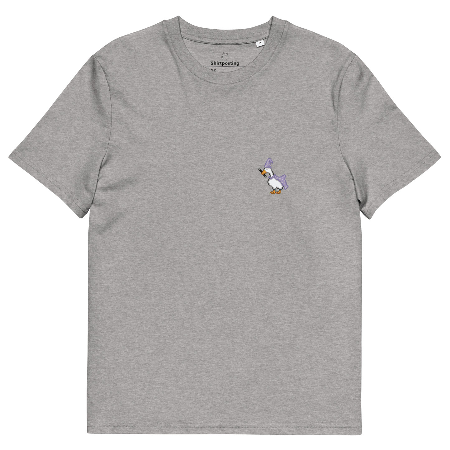 Goose Premium Organic T-Shirt Meme - Heather Grey | Shirtposting