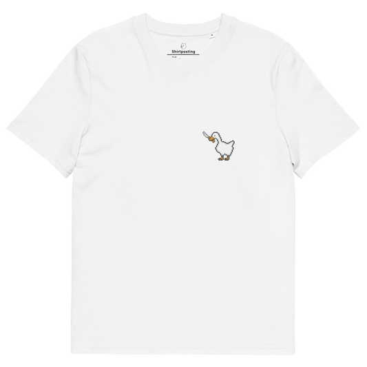 Goose Premium Organic T-Shirt Meme - White | Shirtposting