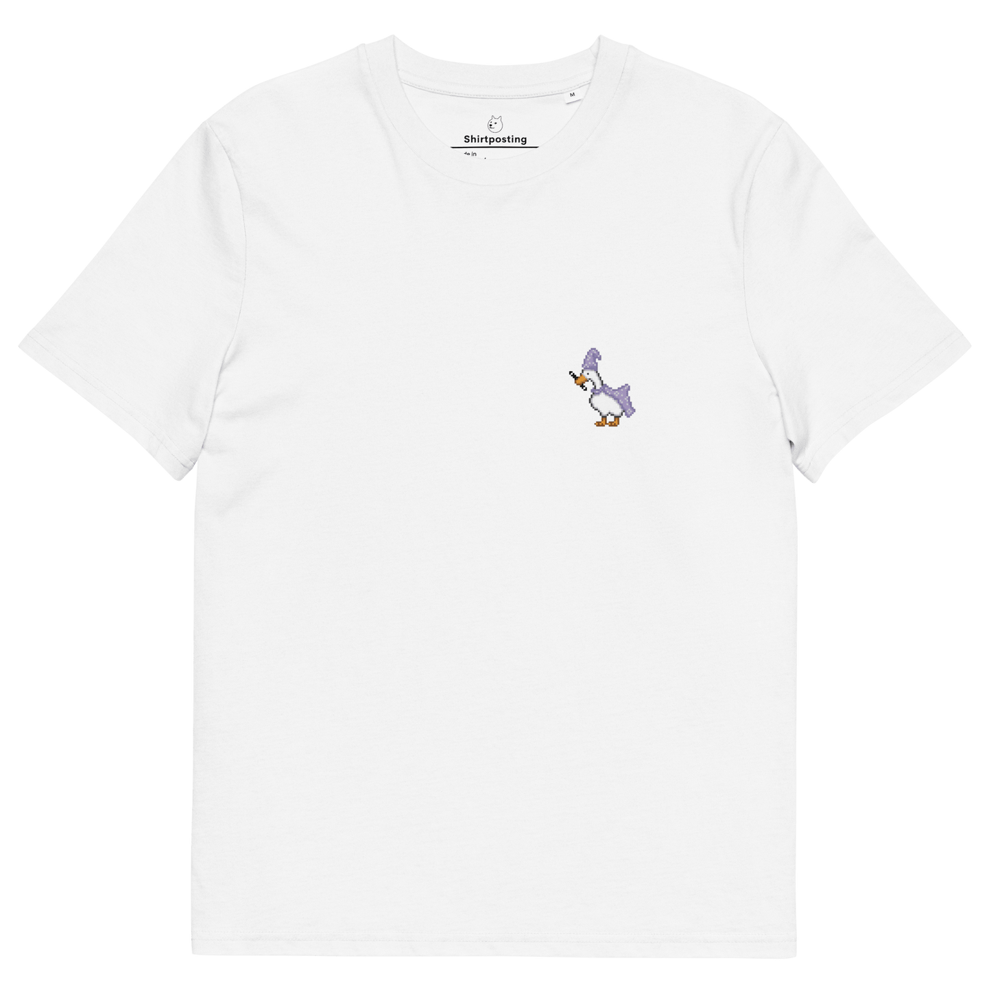Goose Premium Organic T-Shirt Meme - White | Shirtposting