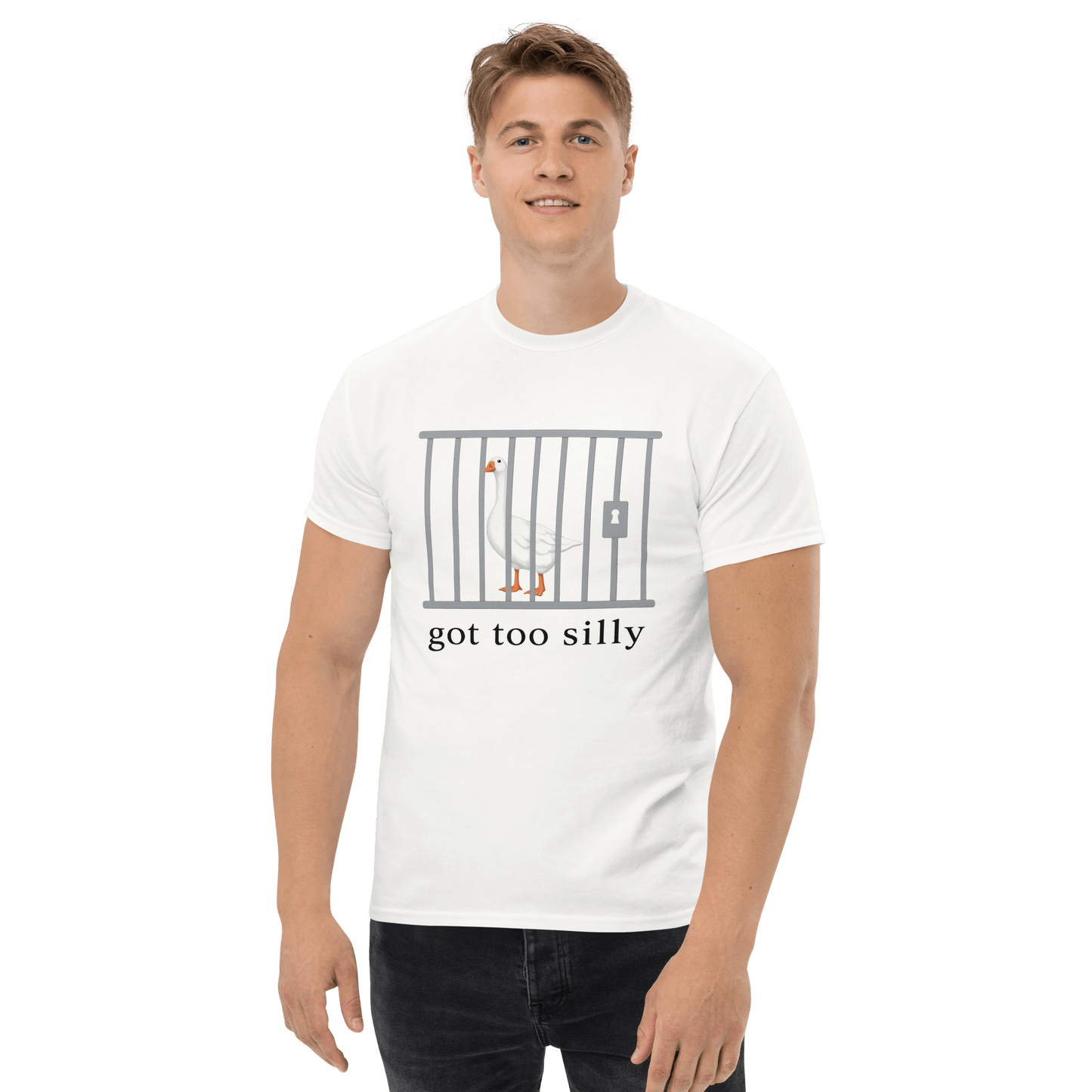 Got Too Silly Classic T-Shirt Meme - Ash | Shirtposting