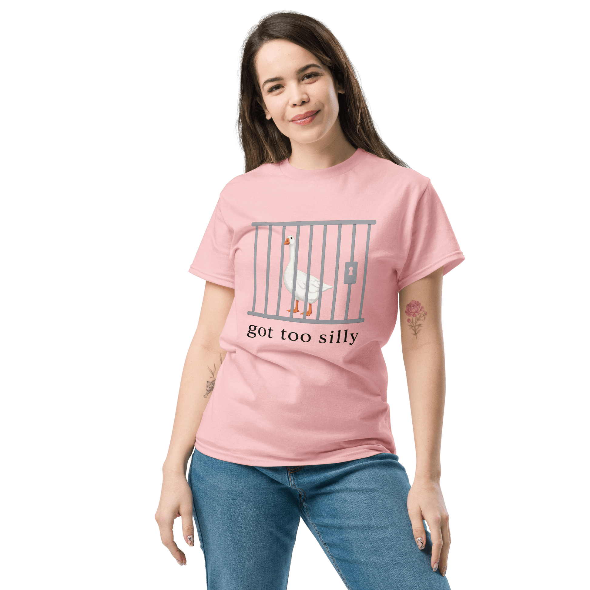 Got Too Silly Classic T-Shirt Meme - Ash | Shirtposting