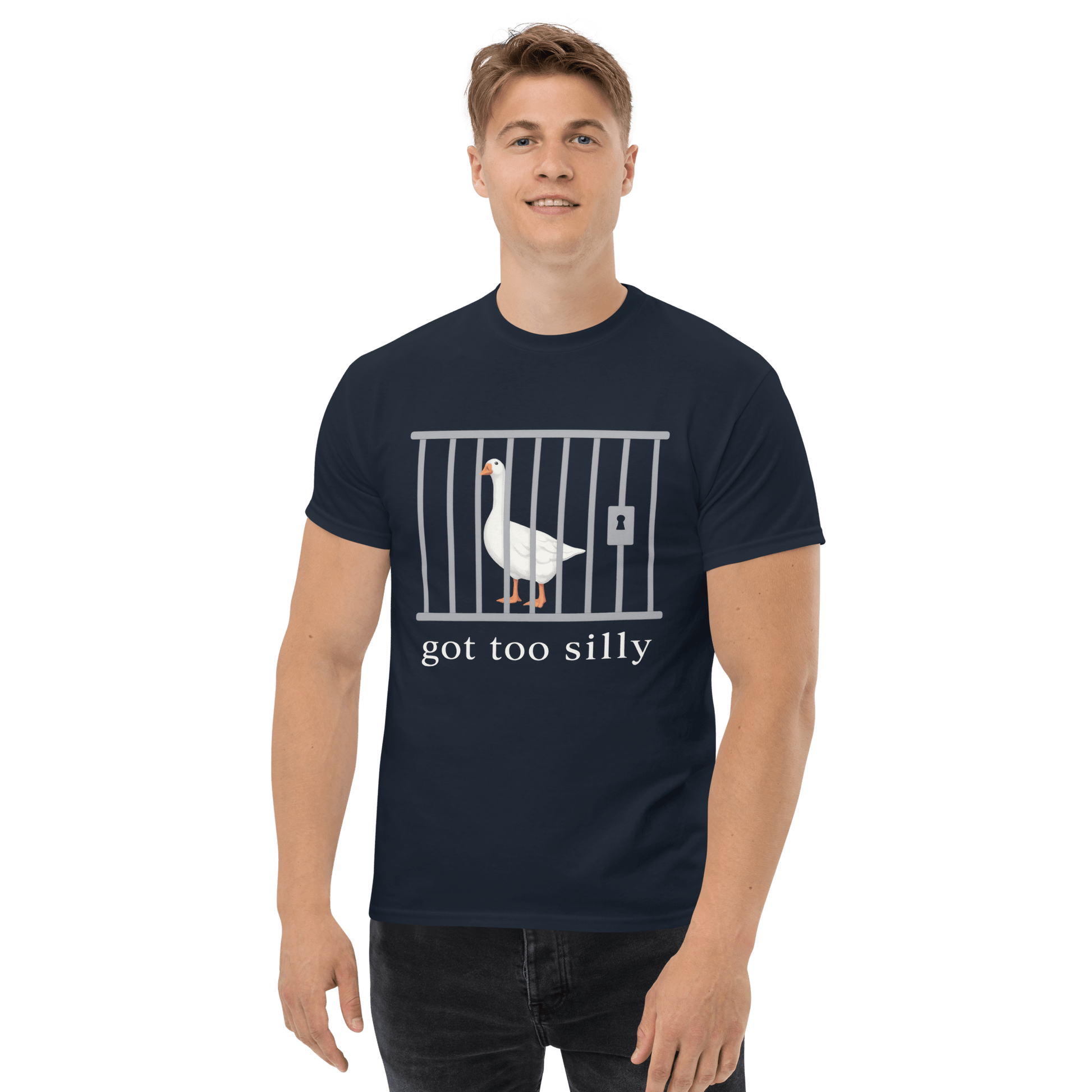 Got Too Silly Classic T-Shirt Meme - Black | Shirtposting