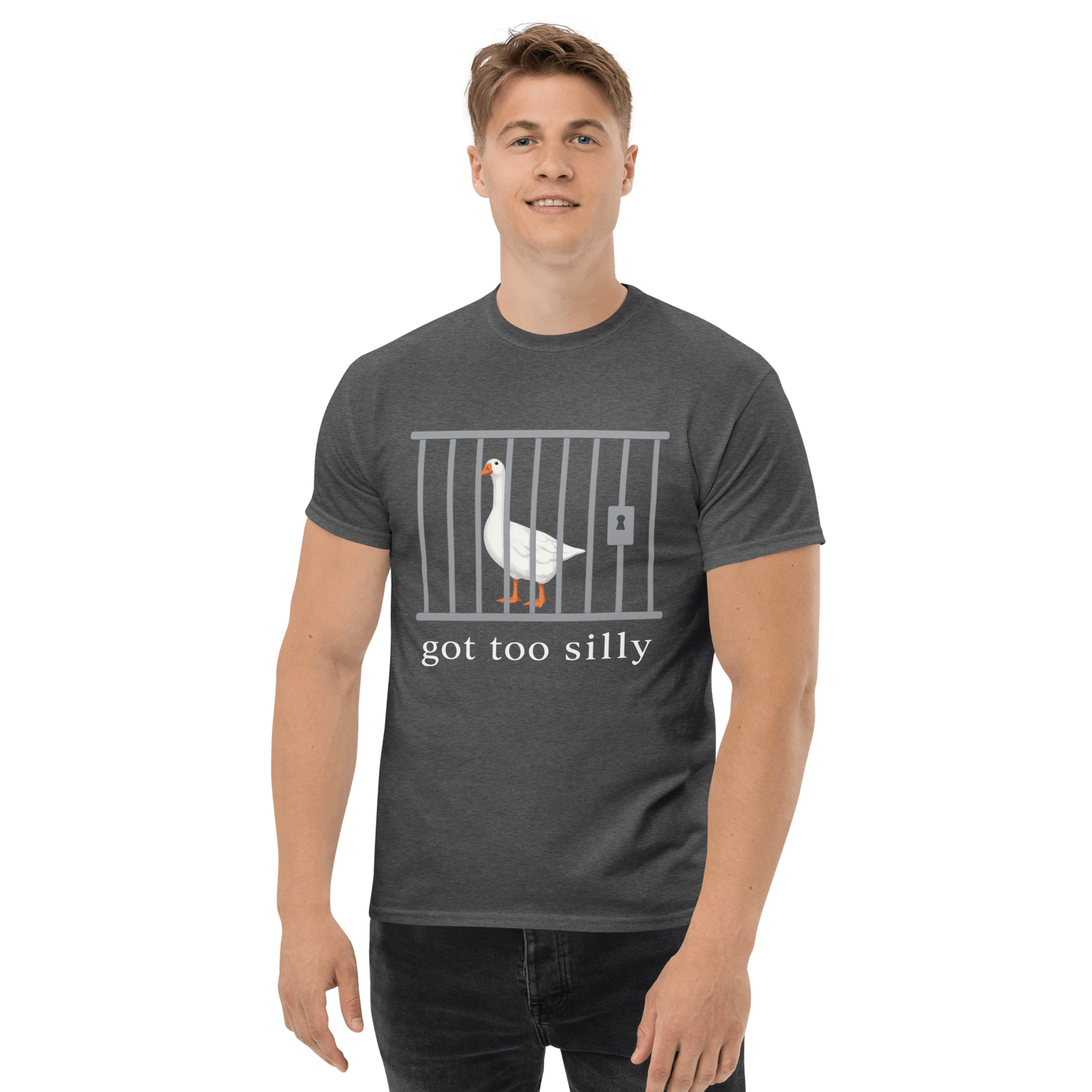 Got Too Silly Classic T-Shirt Meme - Black | Shirtposting