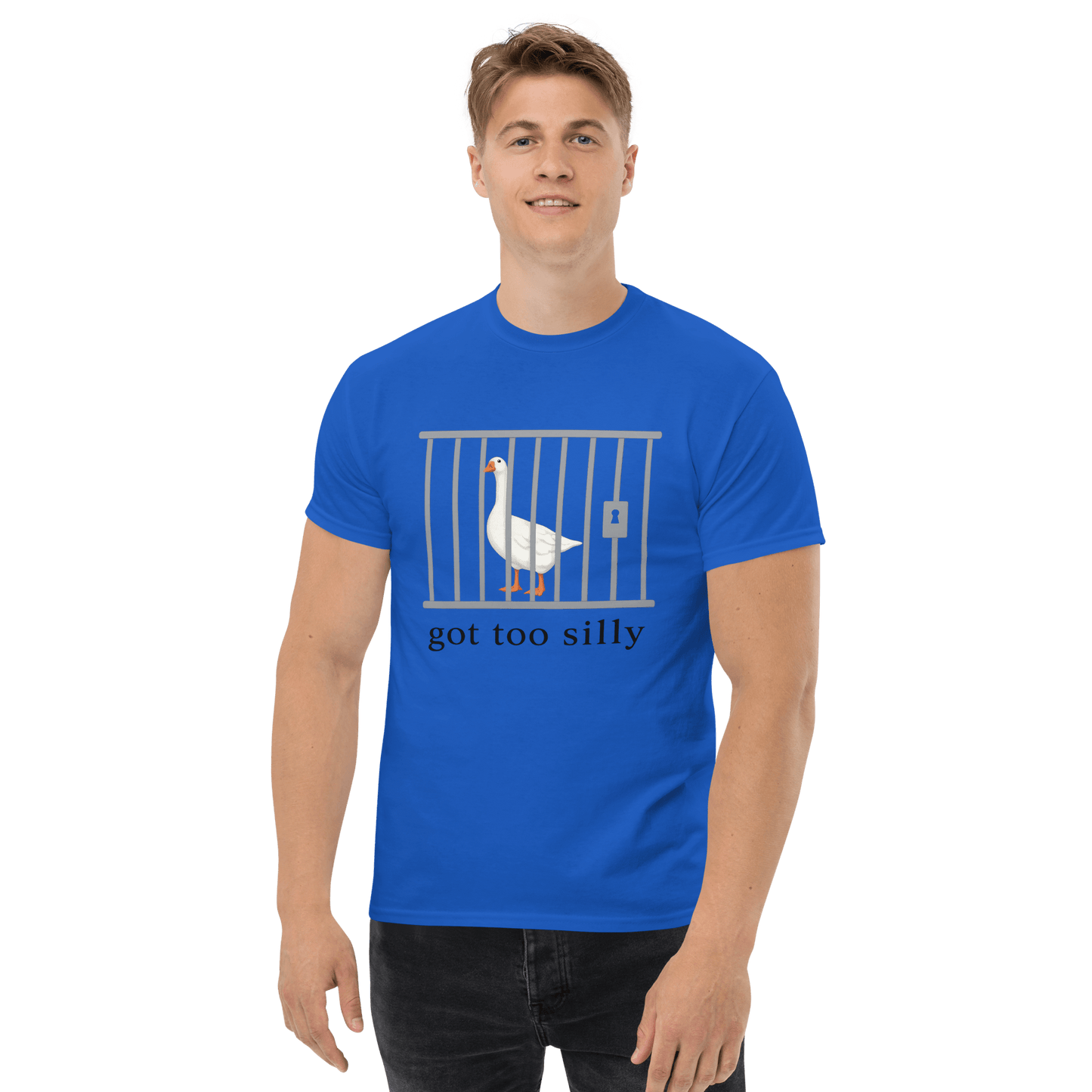 Got Too Silly Classic T-Shirt Meme - Royal | Shirtposting