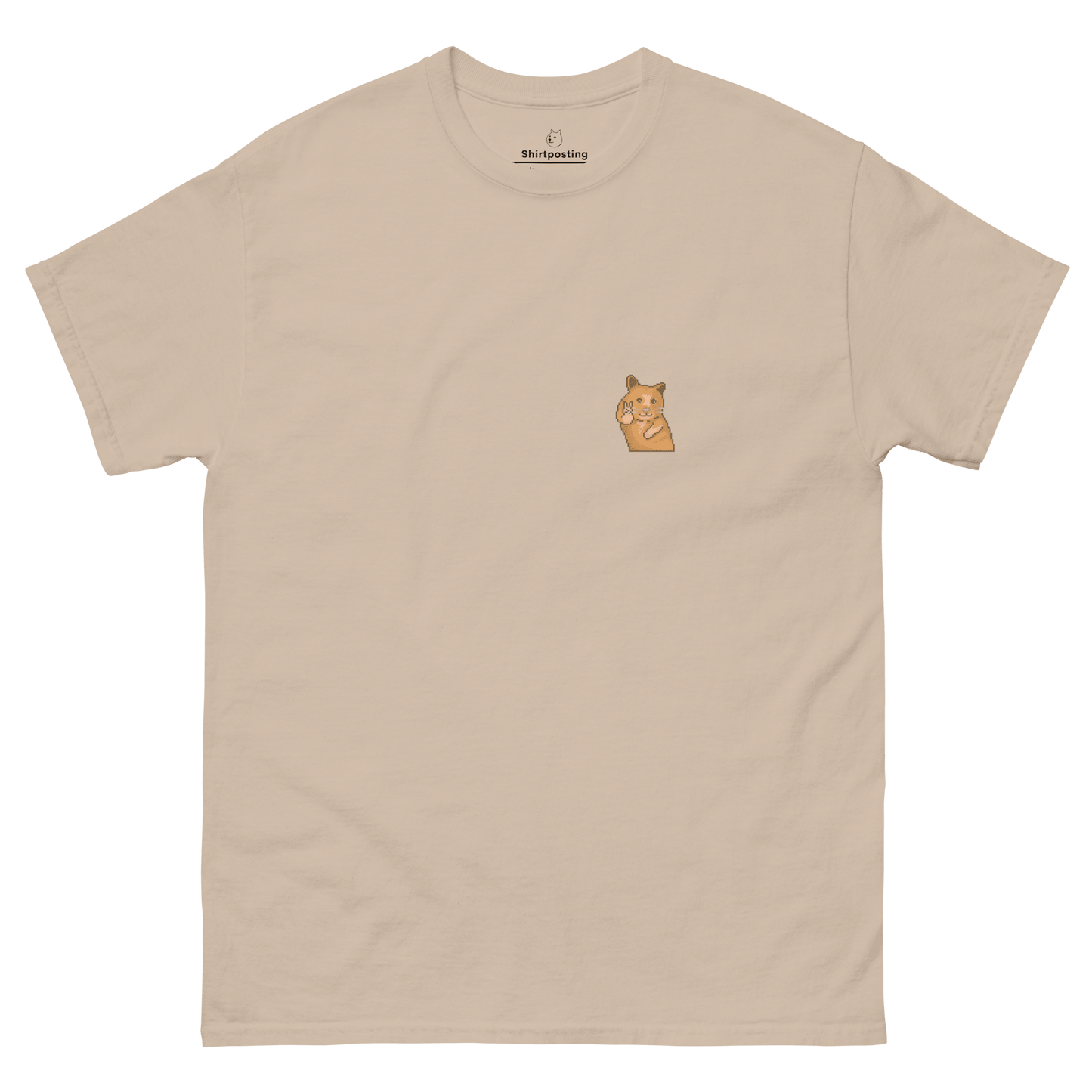 Hamster Classic T-Shirt Meme - Sand | Shirtposting