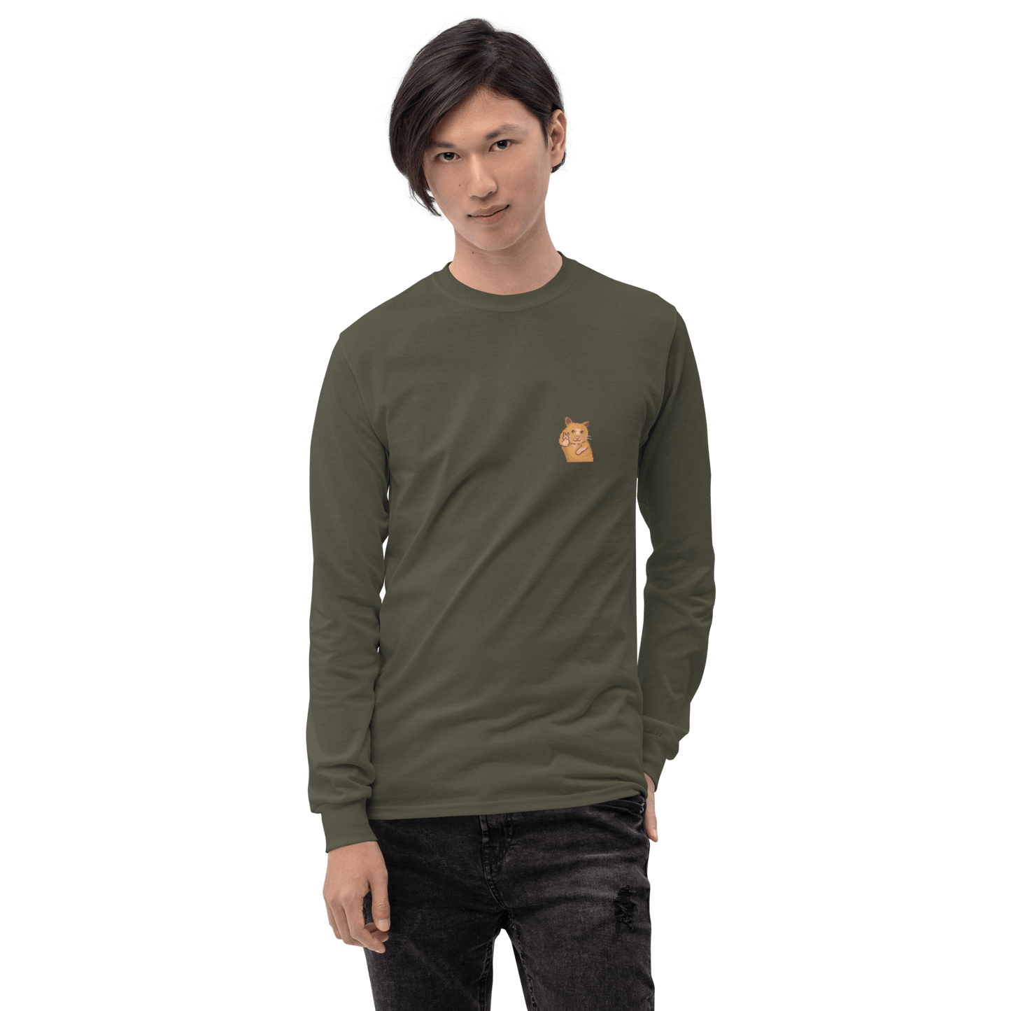 Hamster Long Sleeve T-Shirt Meme - Sport Grey | Shirtposting