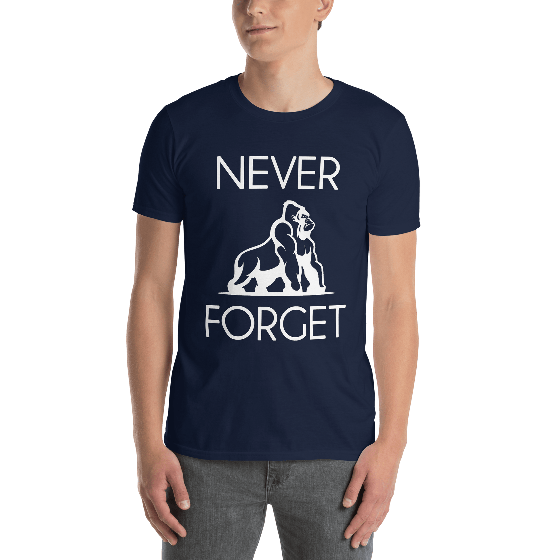 Harambe Classic T-Shirt Meme - Dark Heather Grey | Shirtposting