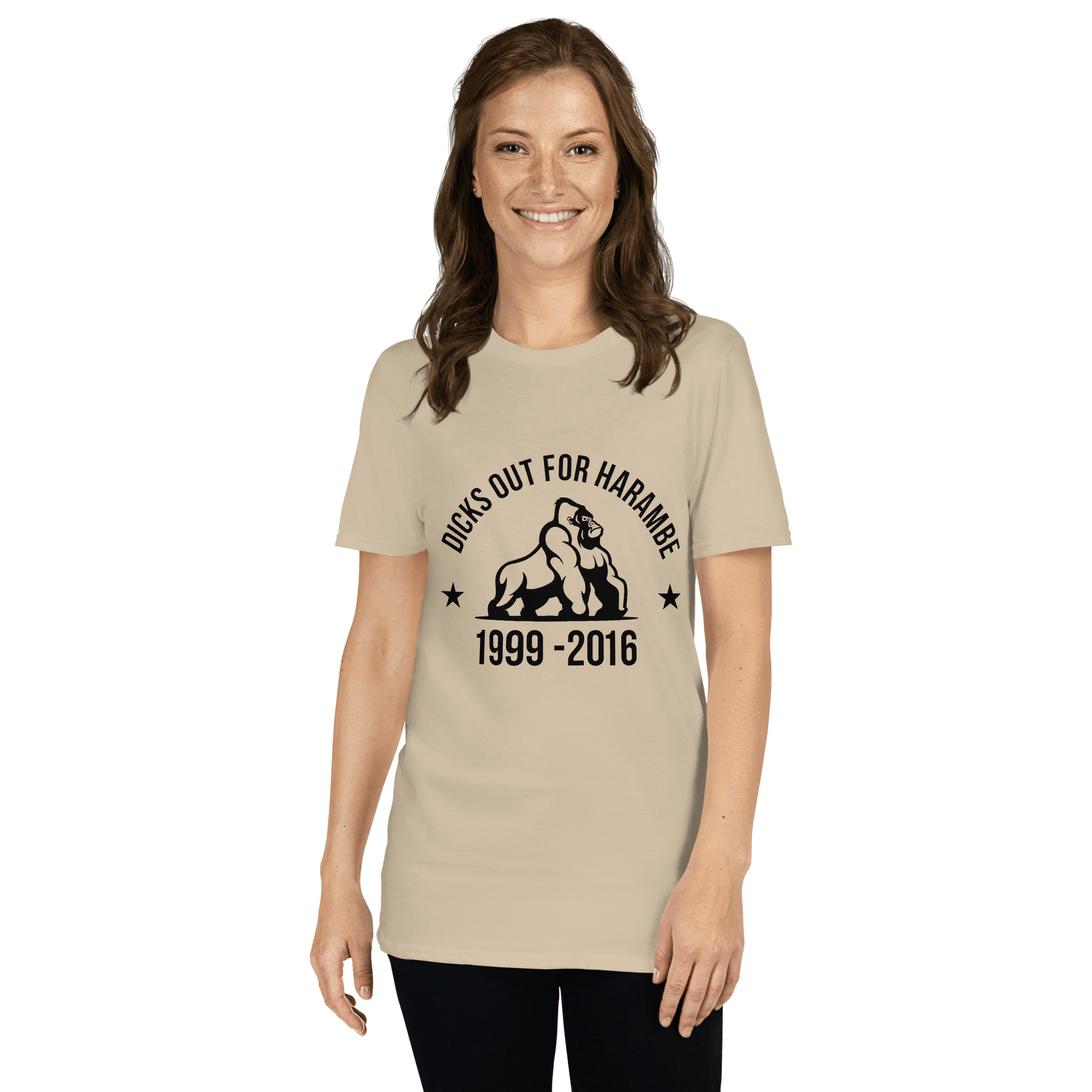 Harambe Classic T-Shirt Meme - Sand | Shirtposting
