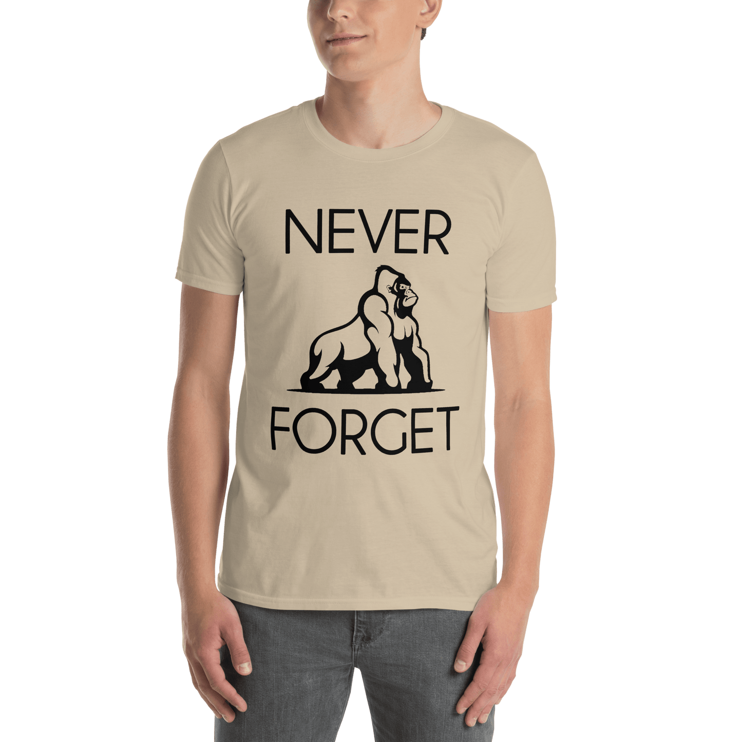 Harambe Classic T-Shirt Meme - Sand | Shirtposting