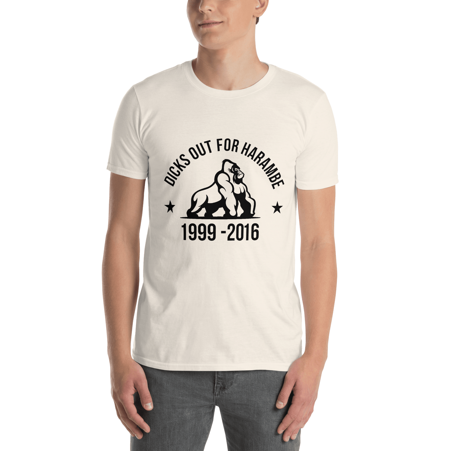 Harambe Classic T-Shirt Meme - Sand | Shirtposting