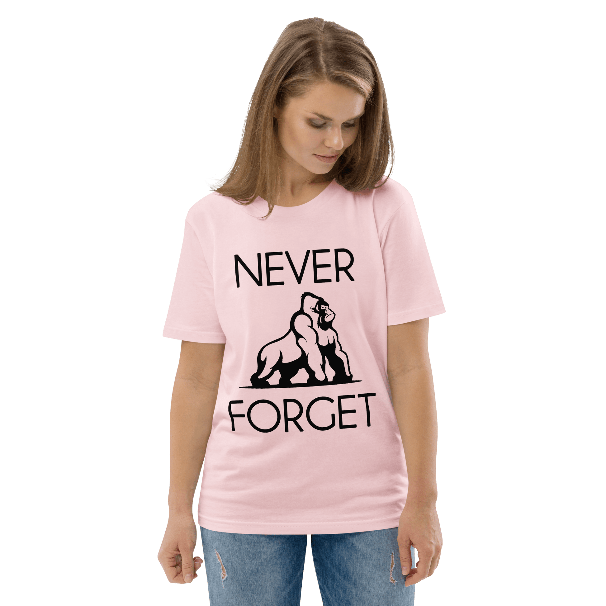 Harambe Premium Organic T-Shirt Meme - Cotton Pink | Shirtposting