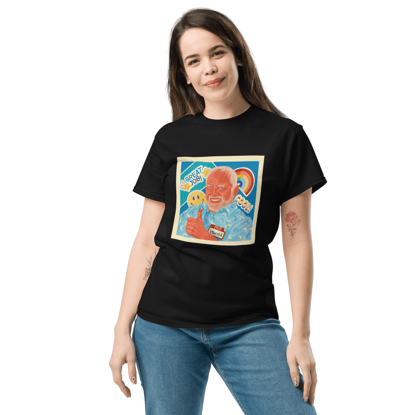 Hide The Pain Herold Classic T-Shirt Meme - Royal | Shirtposting