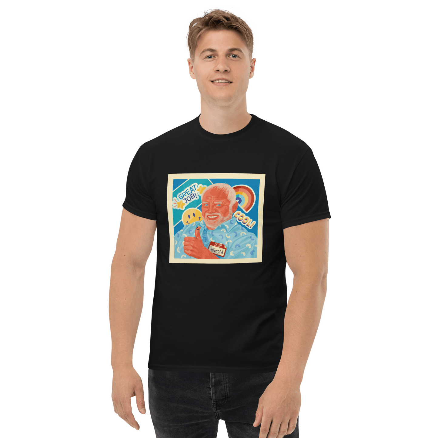 Hide The Pain Herold Classic T-Shirt Meme - Royal | Shirtposting