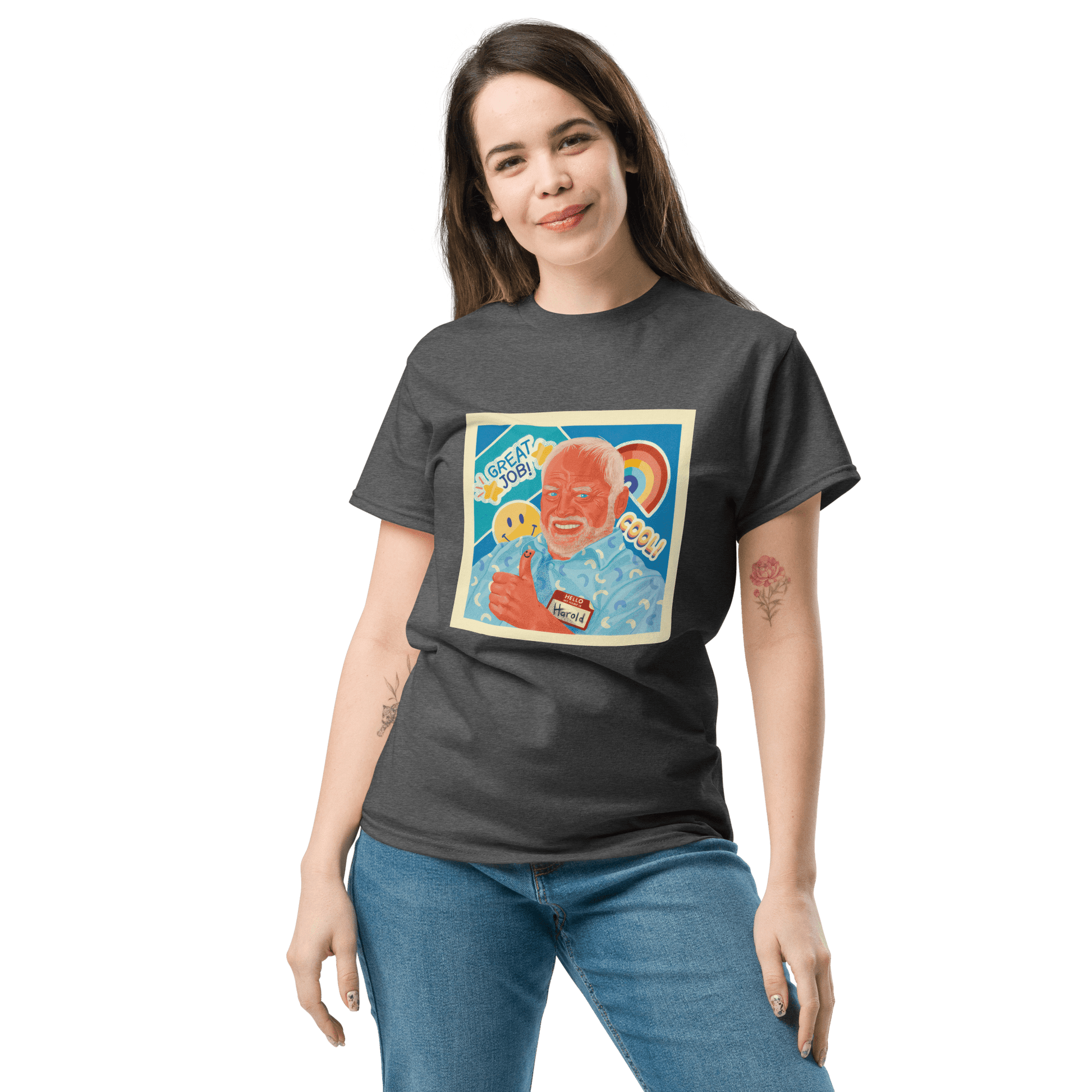 Hide The Pain Herold Classic T-Shirt Meme - Royal | Shirtposting