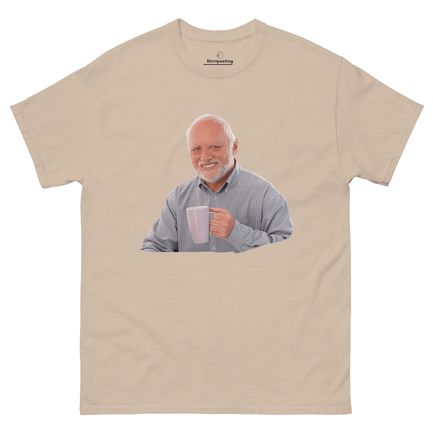 Hide The Pain Herold Classic T-Shirt Meme - Sand | Shirtposting