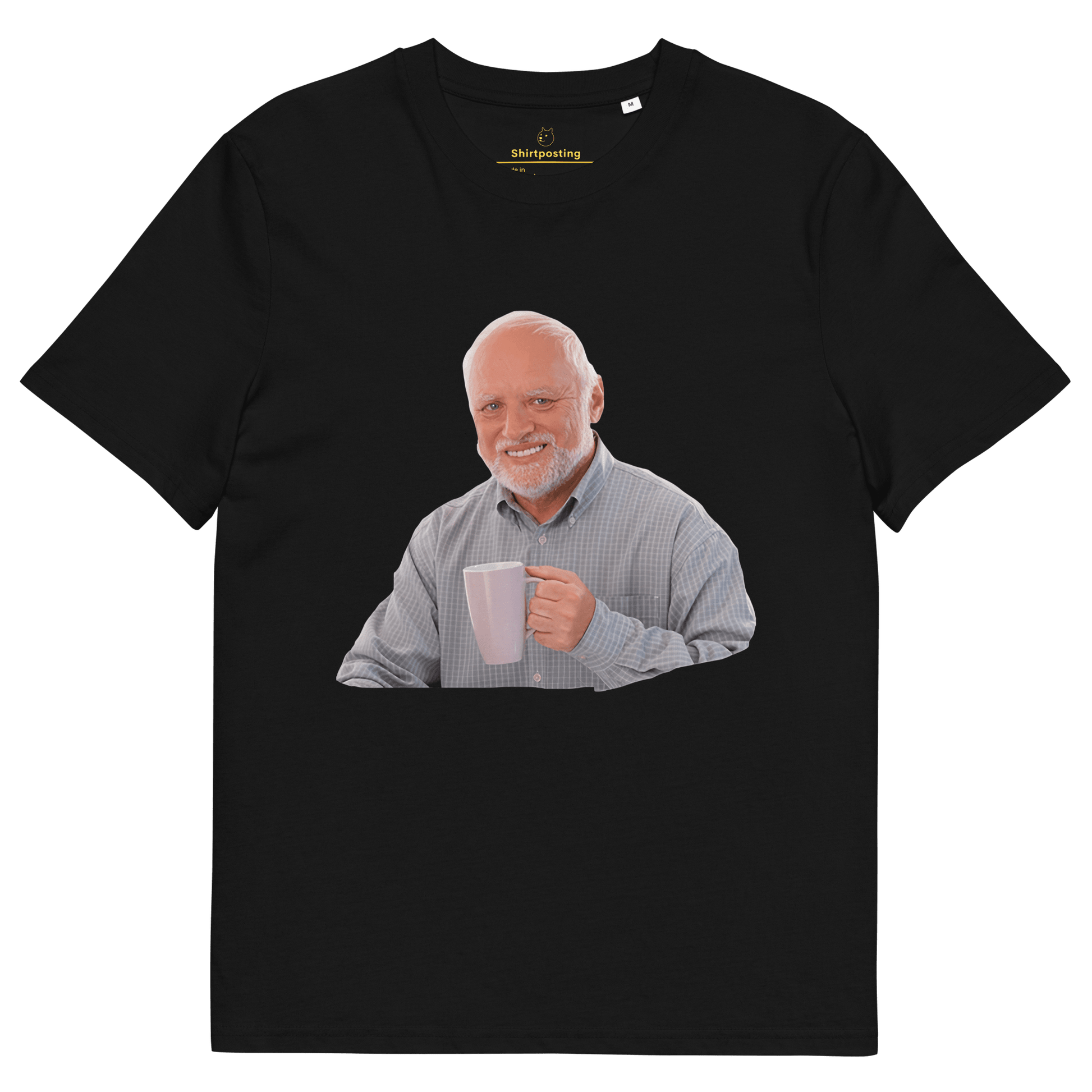 Hide The Pain Herold Premium Organic T-Shirt Meme - Black | Shirtposting