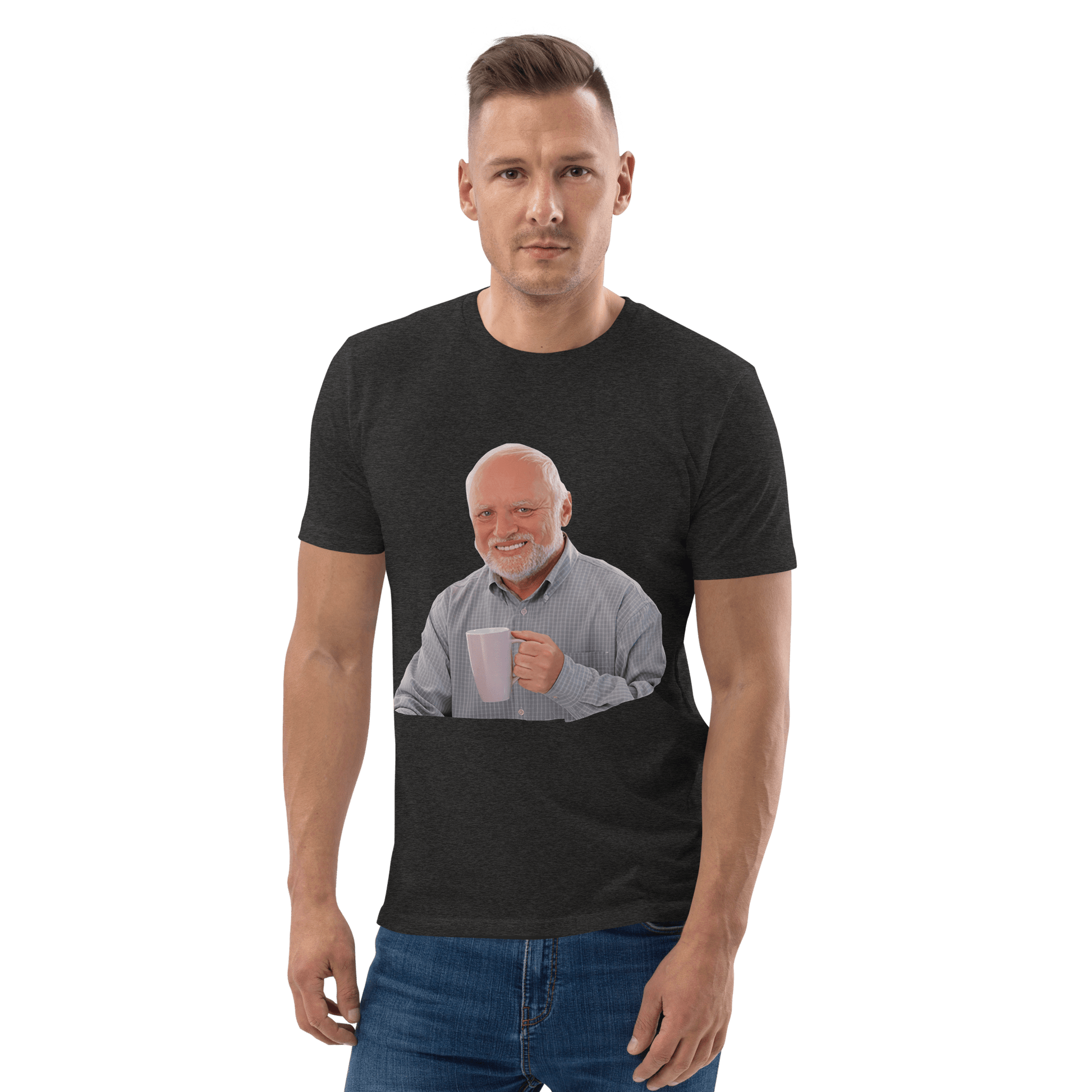 Hide The Pain Herold Premium Organic T-Shirt Meme - Cotton Pink | Shirtposting