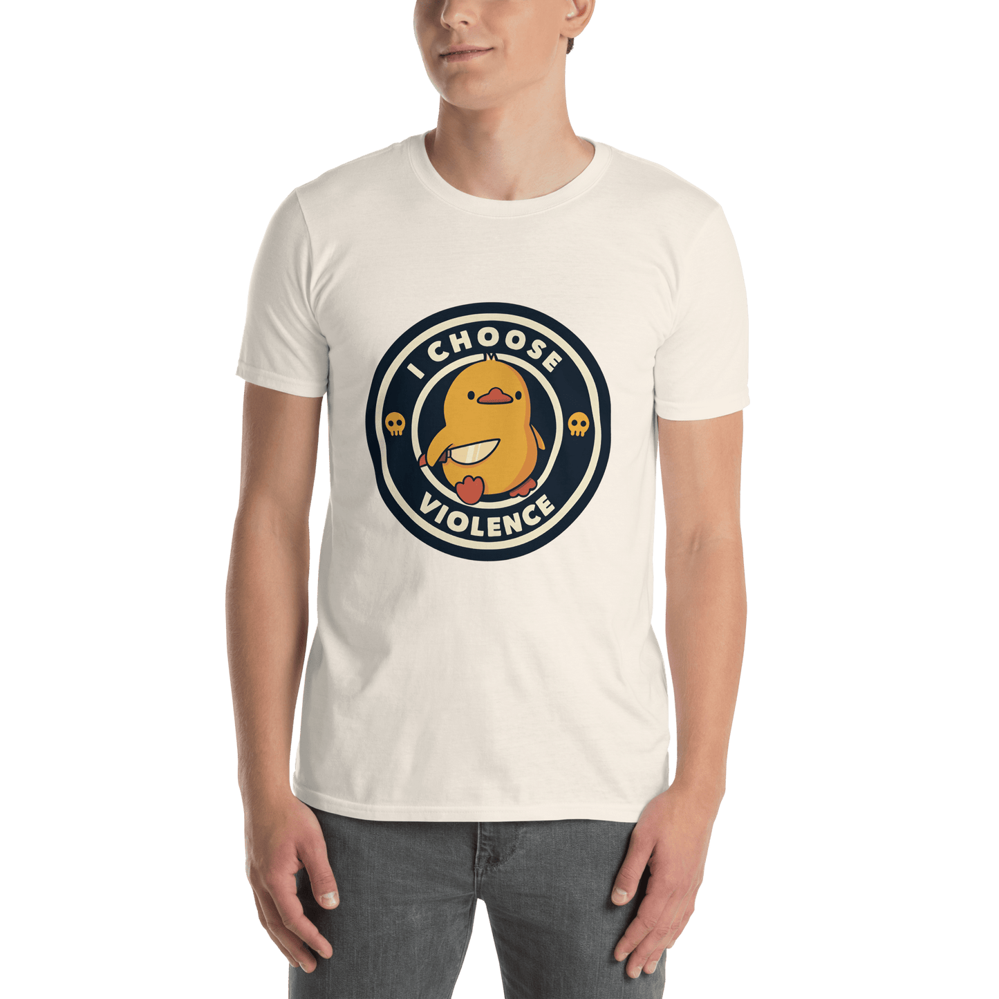 I Choose Violence Classic T-Shirt Meme - Natural | Shirtposting