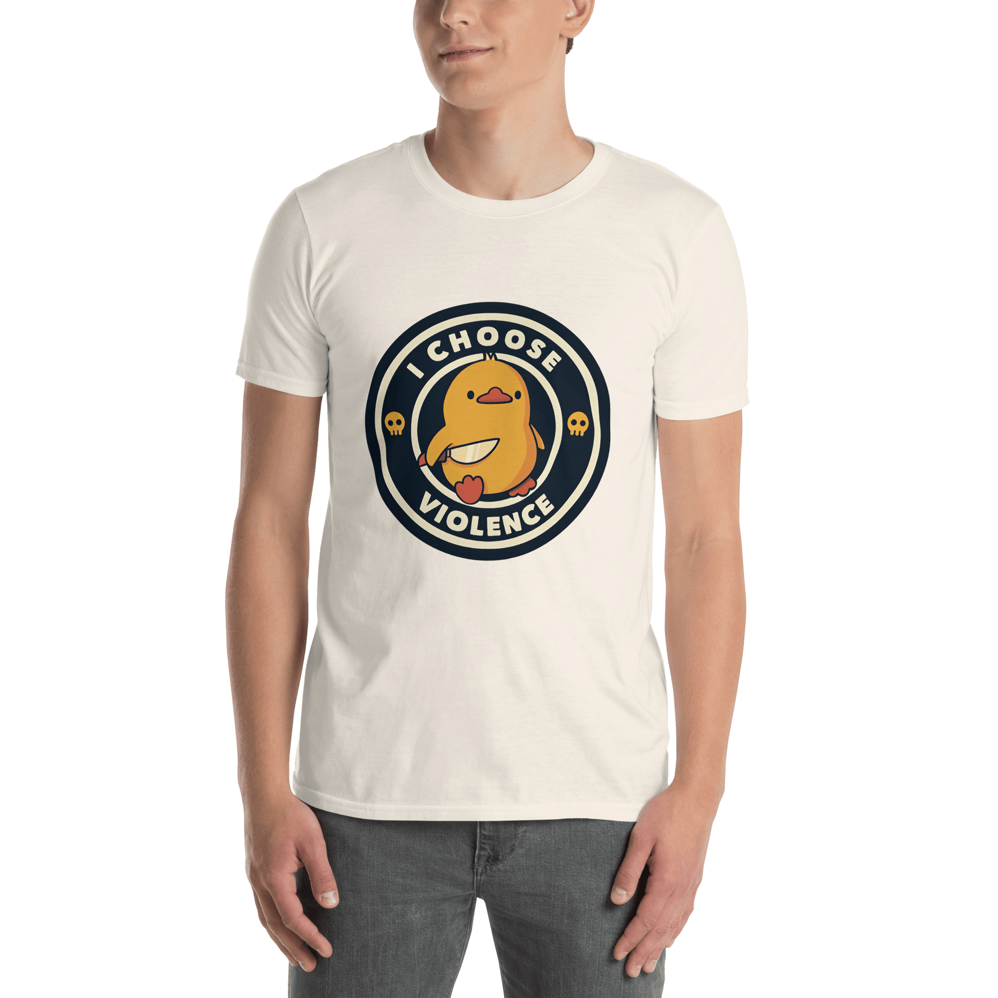 I Choose Violence Classic T-Shirt Meme - Natural | Shirtposting
