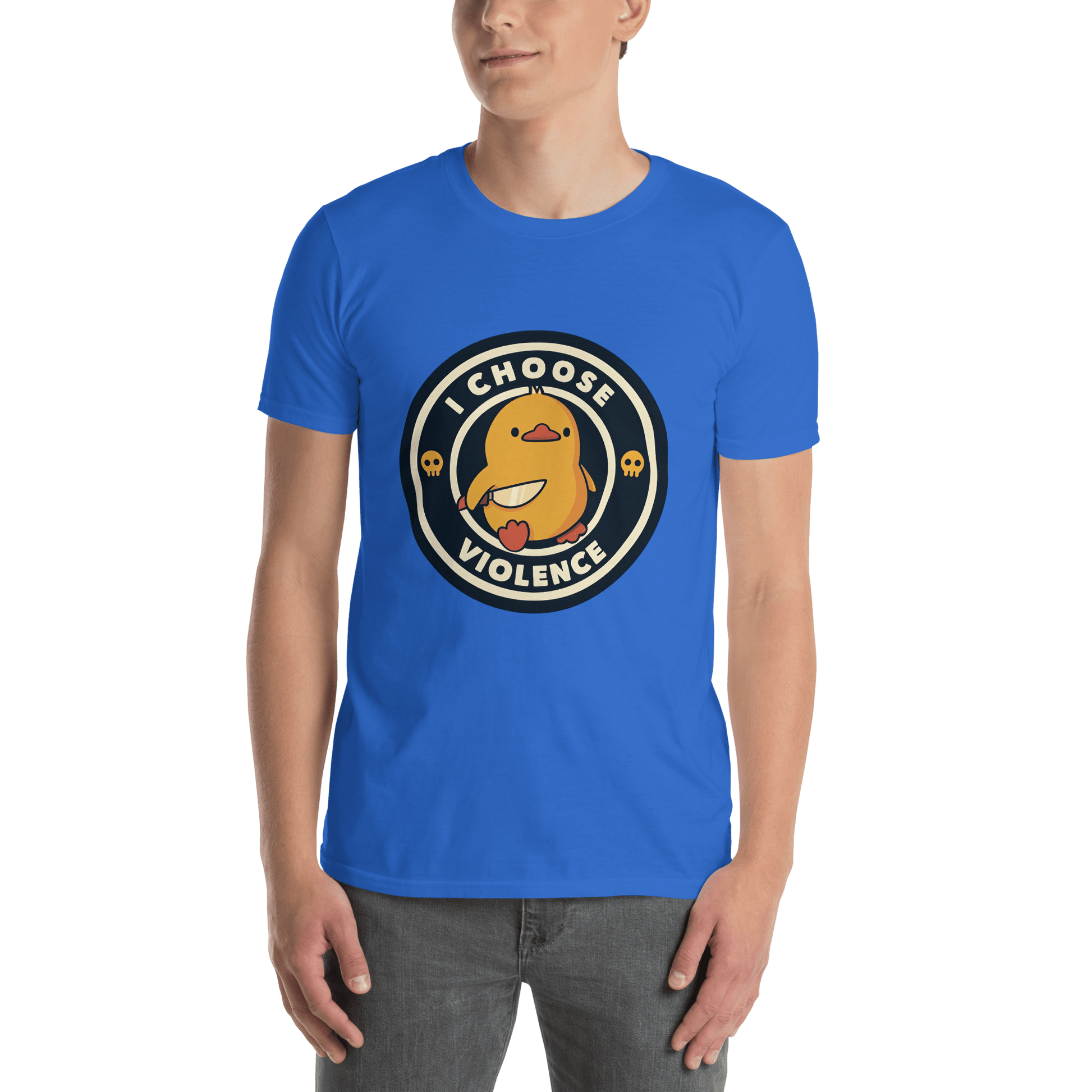 I Choose Violence Classic T-Shirt Meme - Royal | Shirtposting