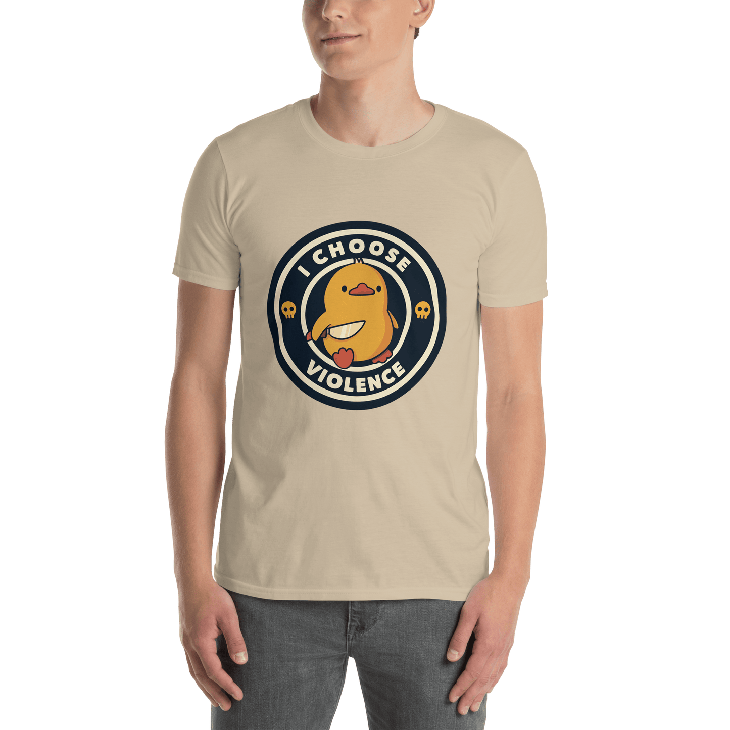 I Choose Violence Classic T-Shirt Meme - Sport Grey | Shirtposting