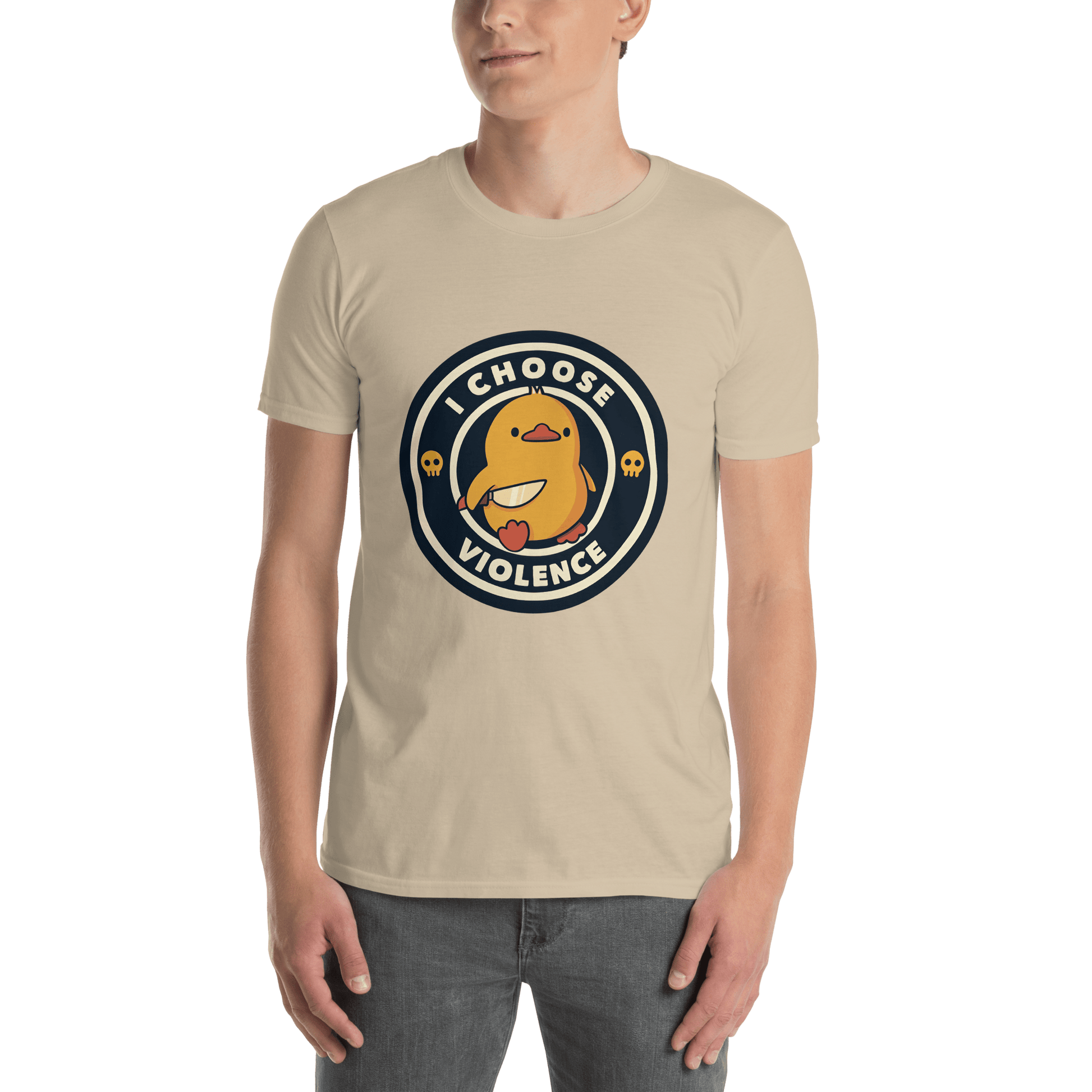 I Choose Violence Classic T-Shirt Meme - Sport Grey | Shirtposting