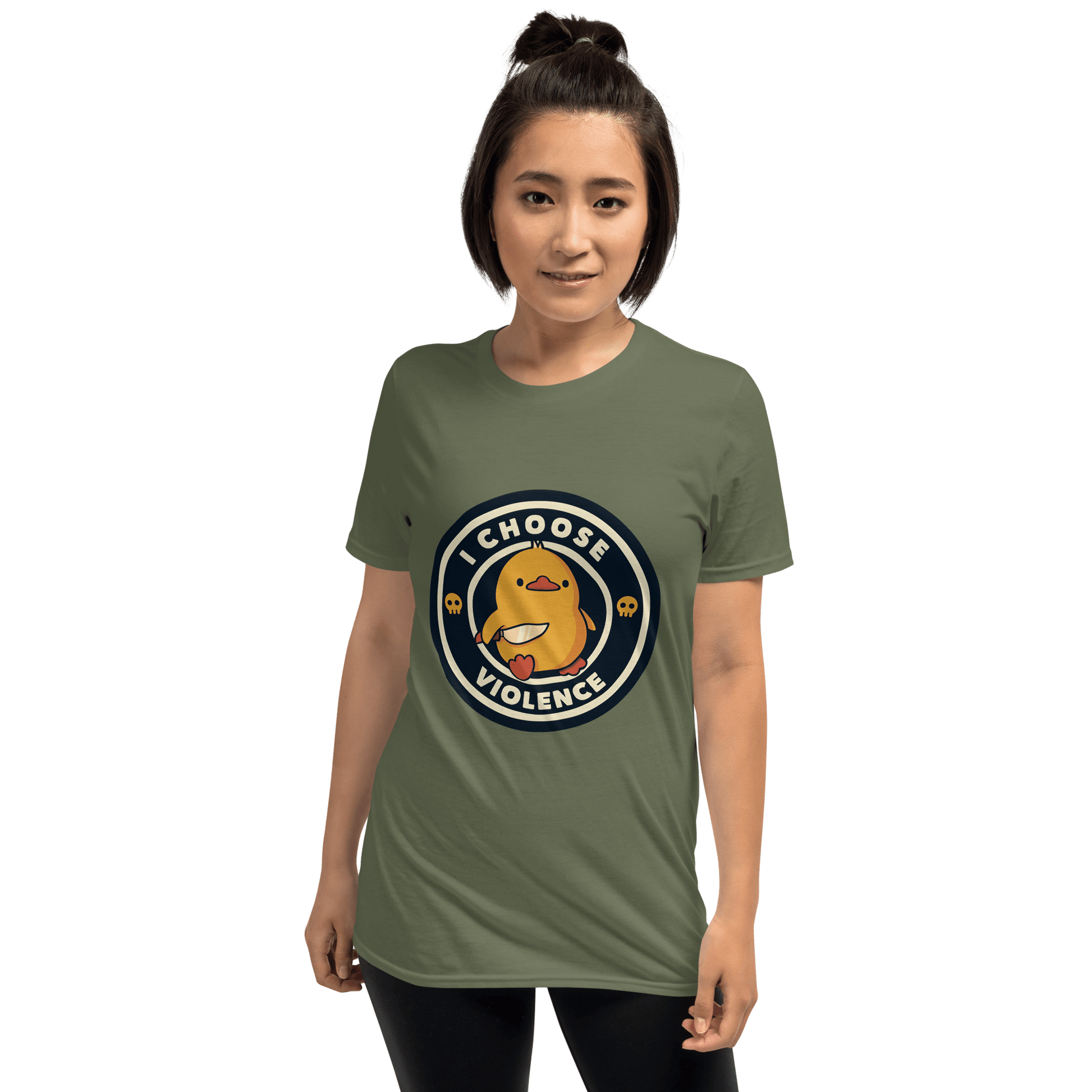I Choose Violence Classic T-Shirt Meme - Sport Grey | Shirtposting