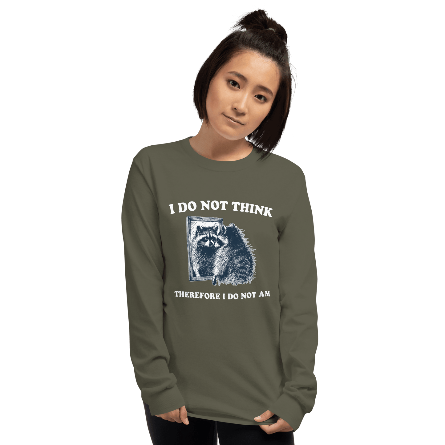 I Do Not Think Long Sleeve T-Shirt Meme - Royal | Shirtposting