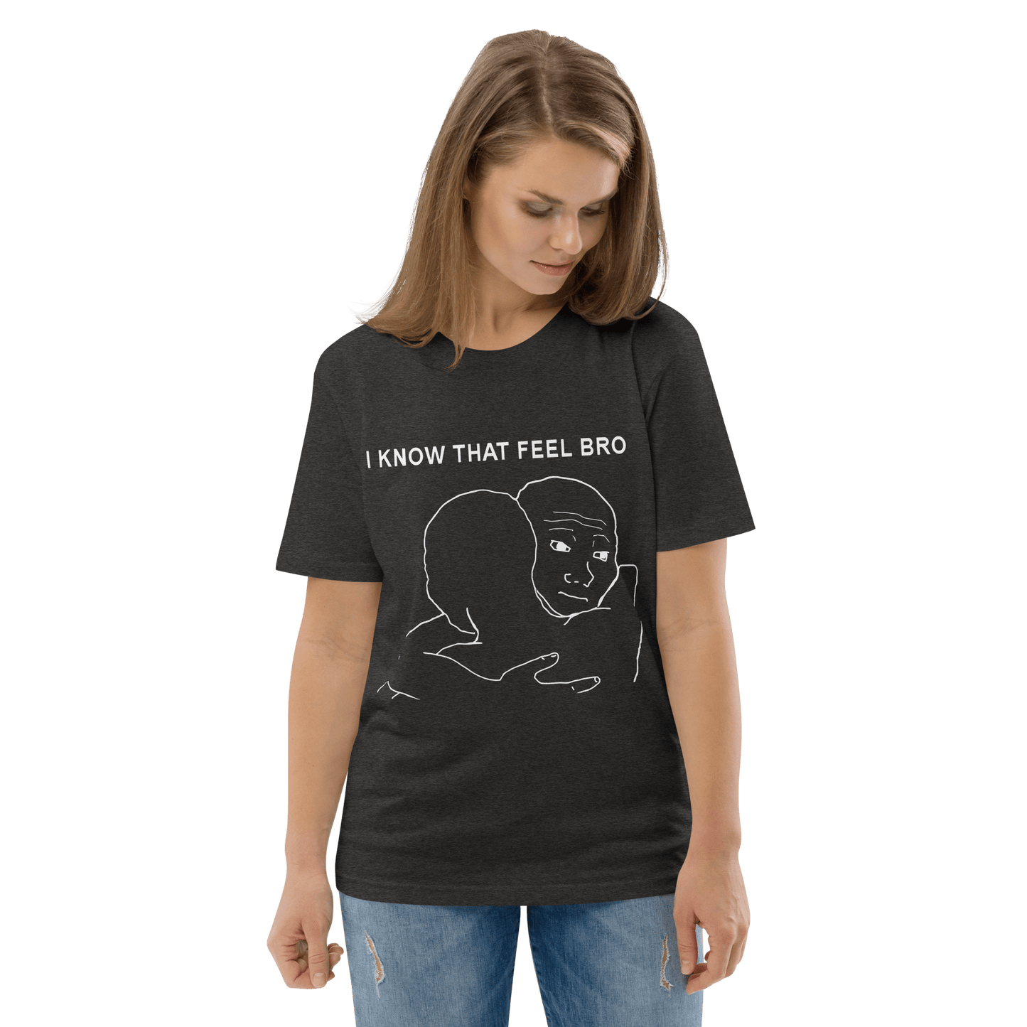 I Know That Feel Premium Organic T-Shirt Meme - Black | Shirtposting