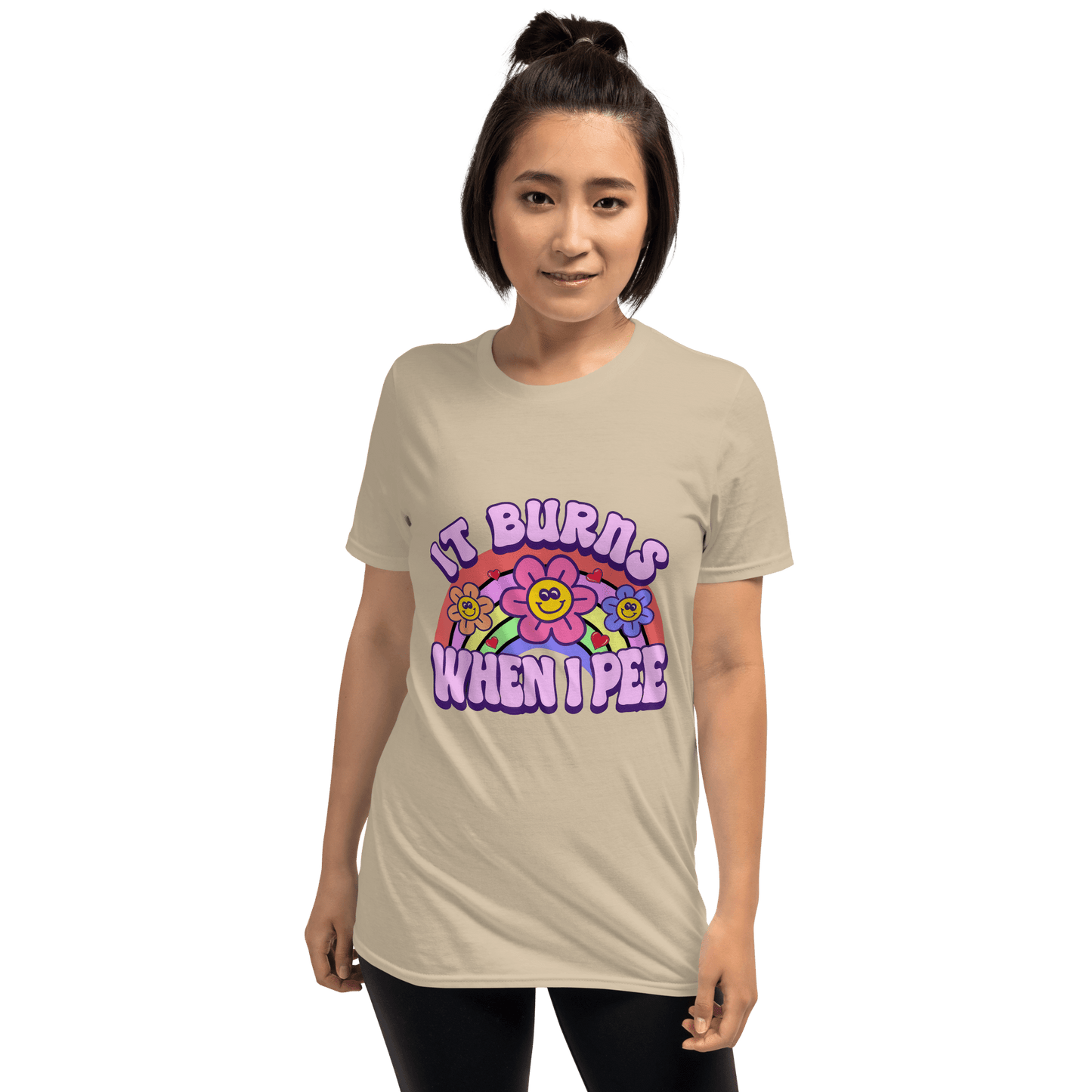 It Burns When I Pee Classic T-Shirt Meme - Natural | Shirtposting