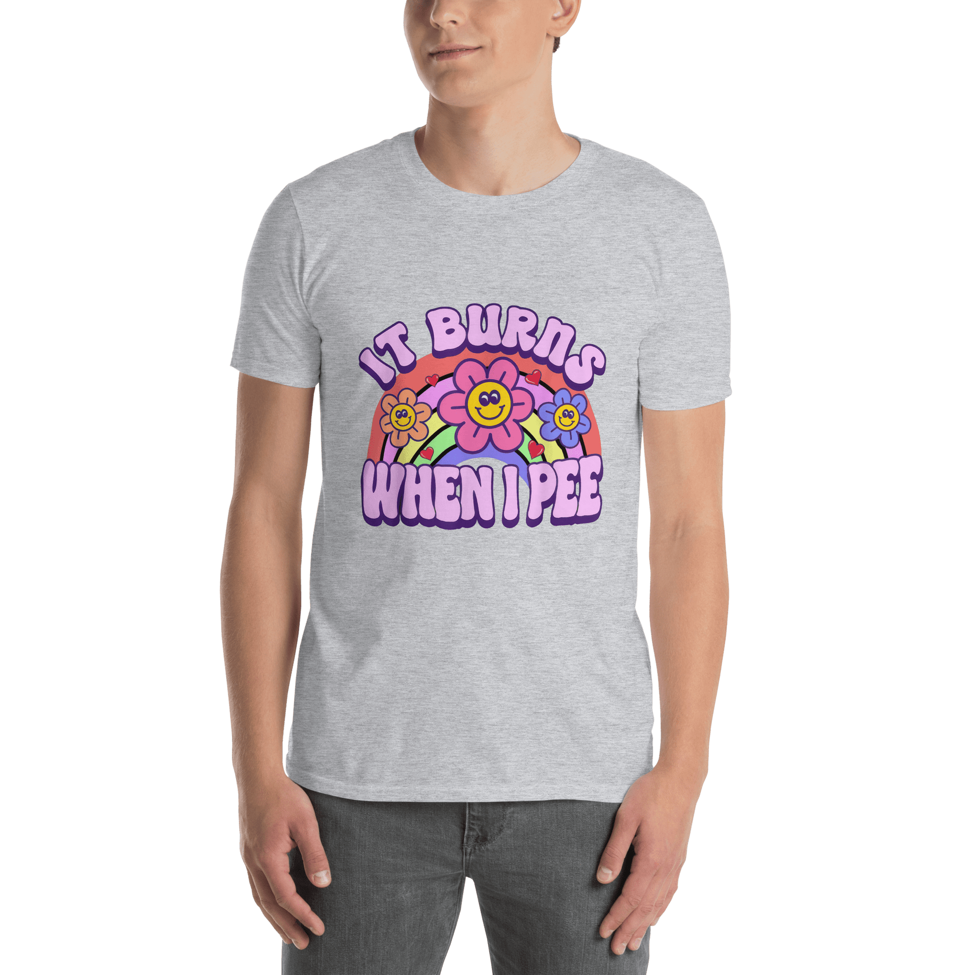It Burns When I Pee Classic T-Shirt Meme - Natural | Shirtposting