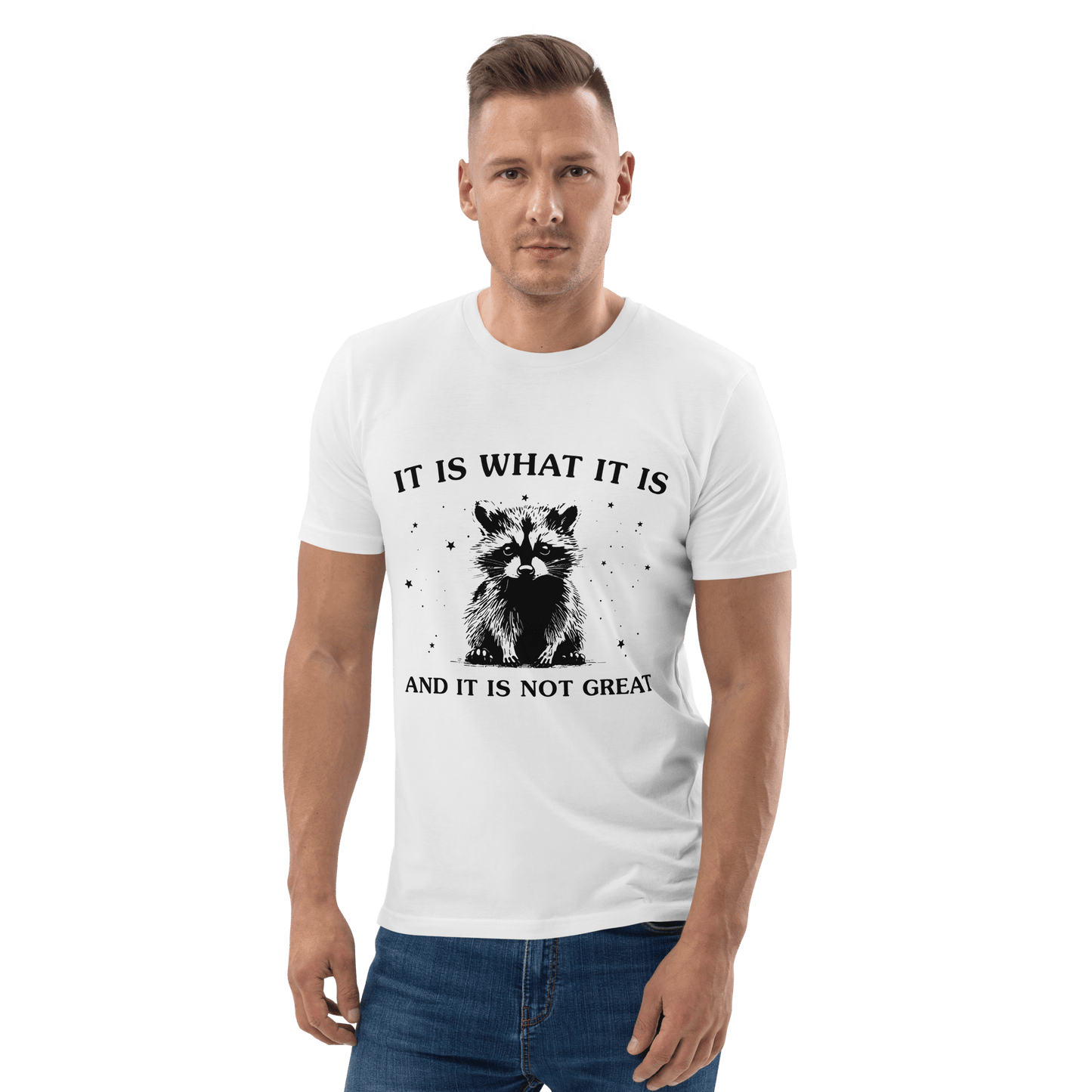 It Is What It Is Premium Organic T-Shirt Meme - Cotton Pink | Shirtposting