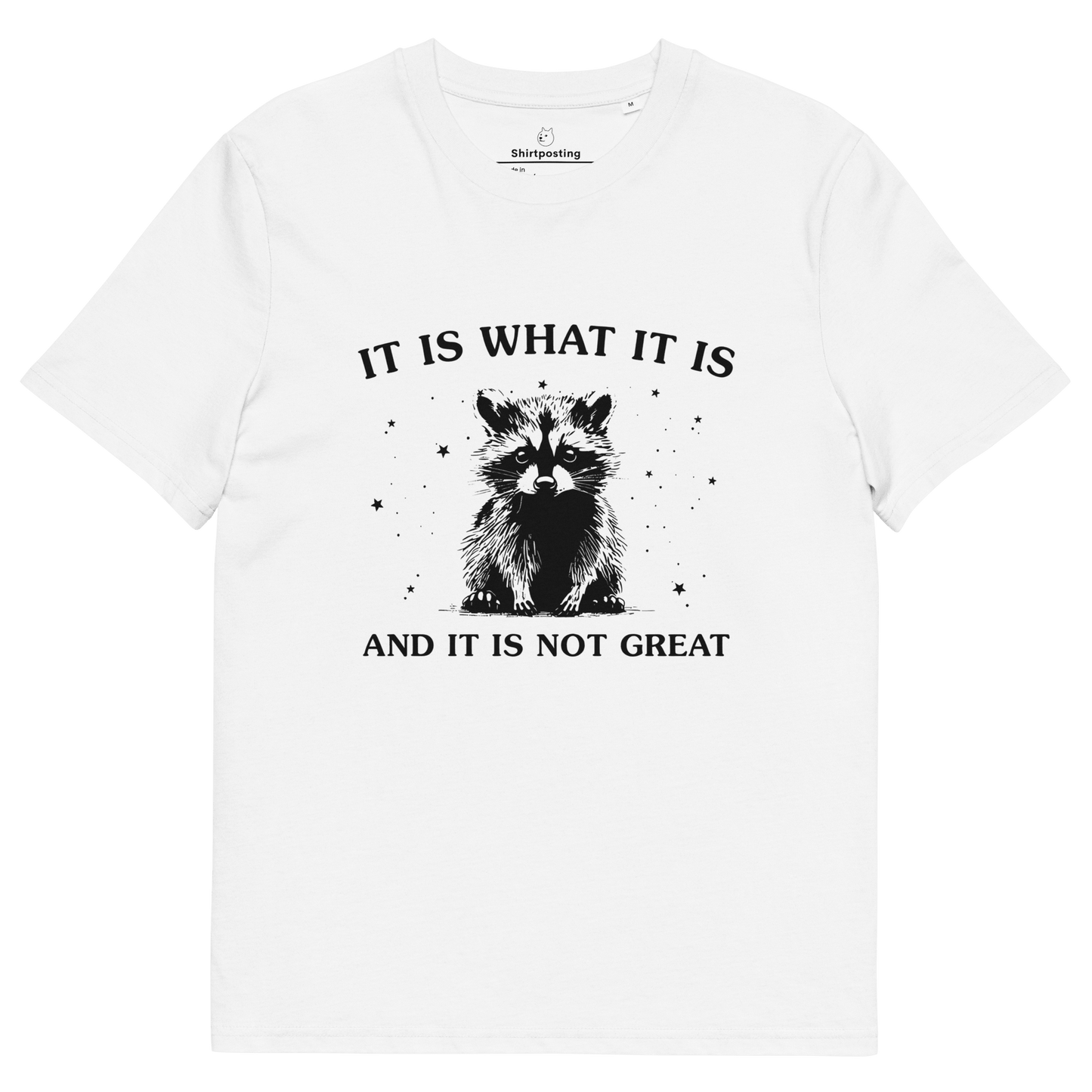It Is What It Is Premium Organic T-Shirt Meme - White | Shirtposting