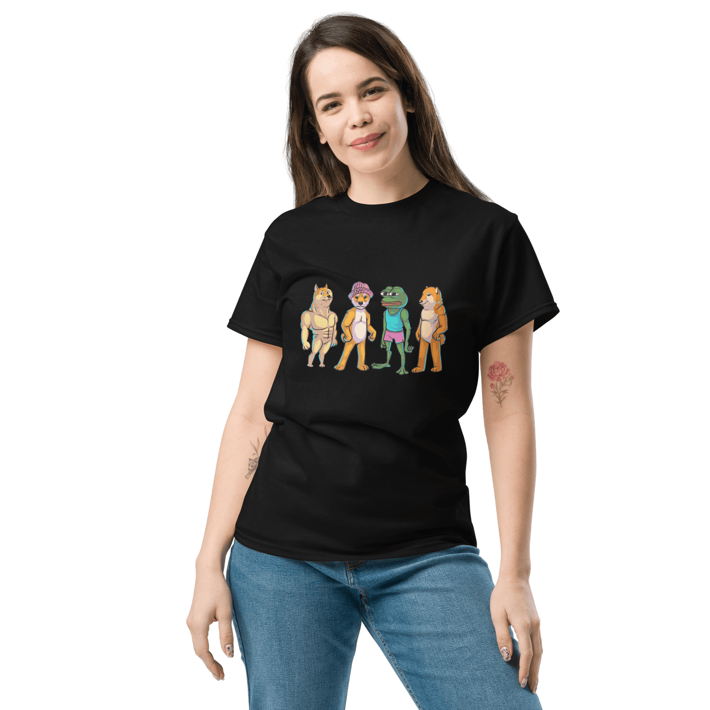 Meme Animal Classic T-Shirt Meme - Royal | Shirtposting