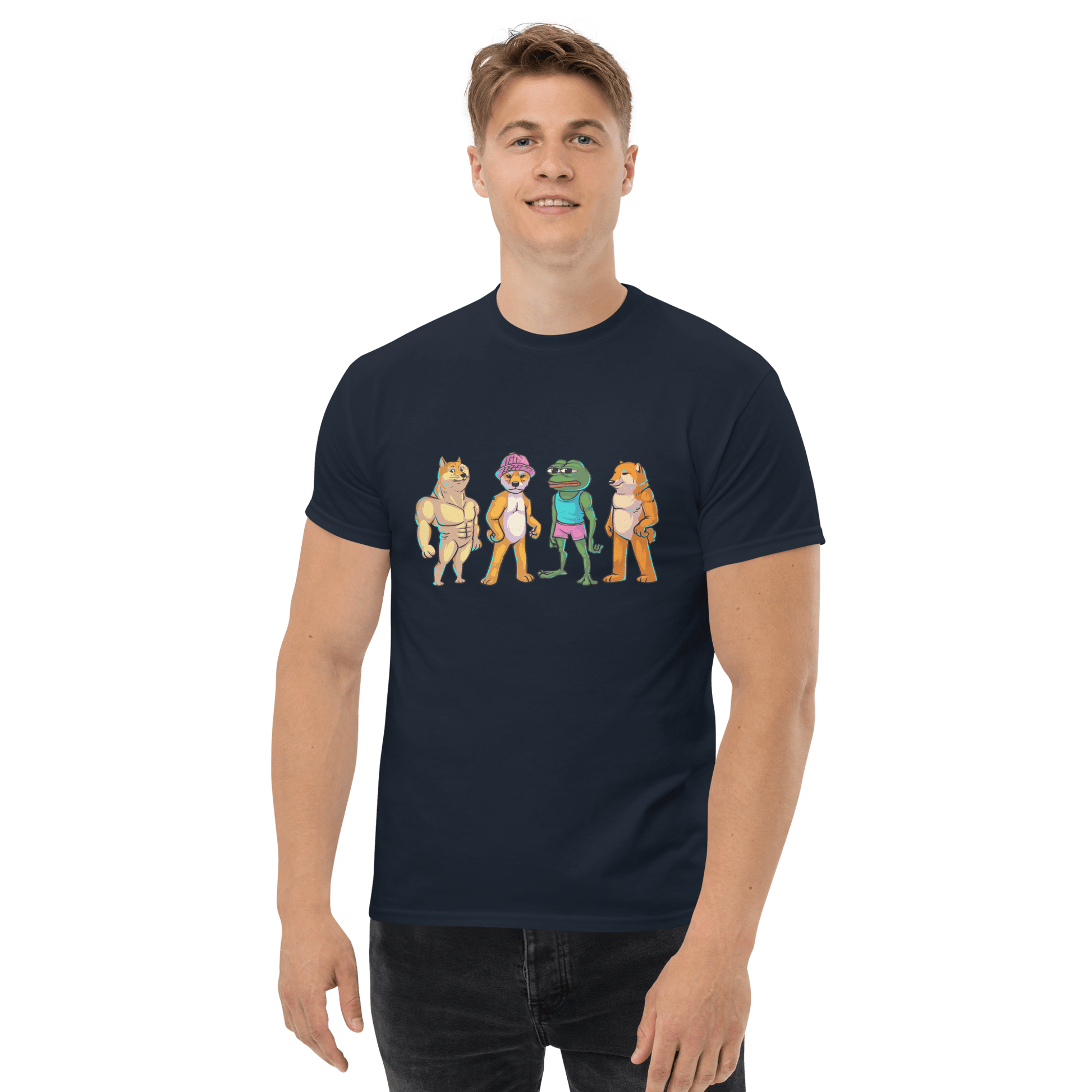 Meme Animal Classic T-Shirt Meme - Royal | Shirtposting
