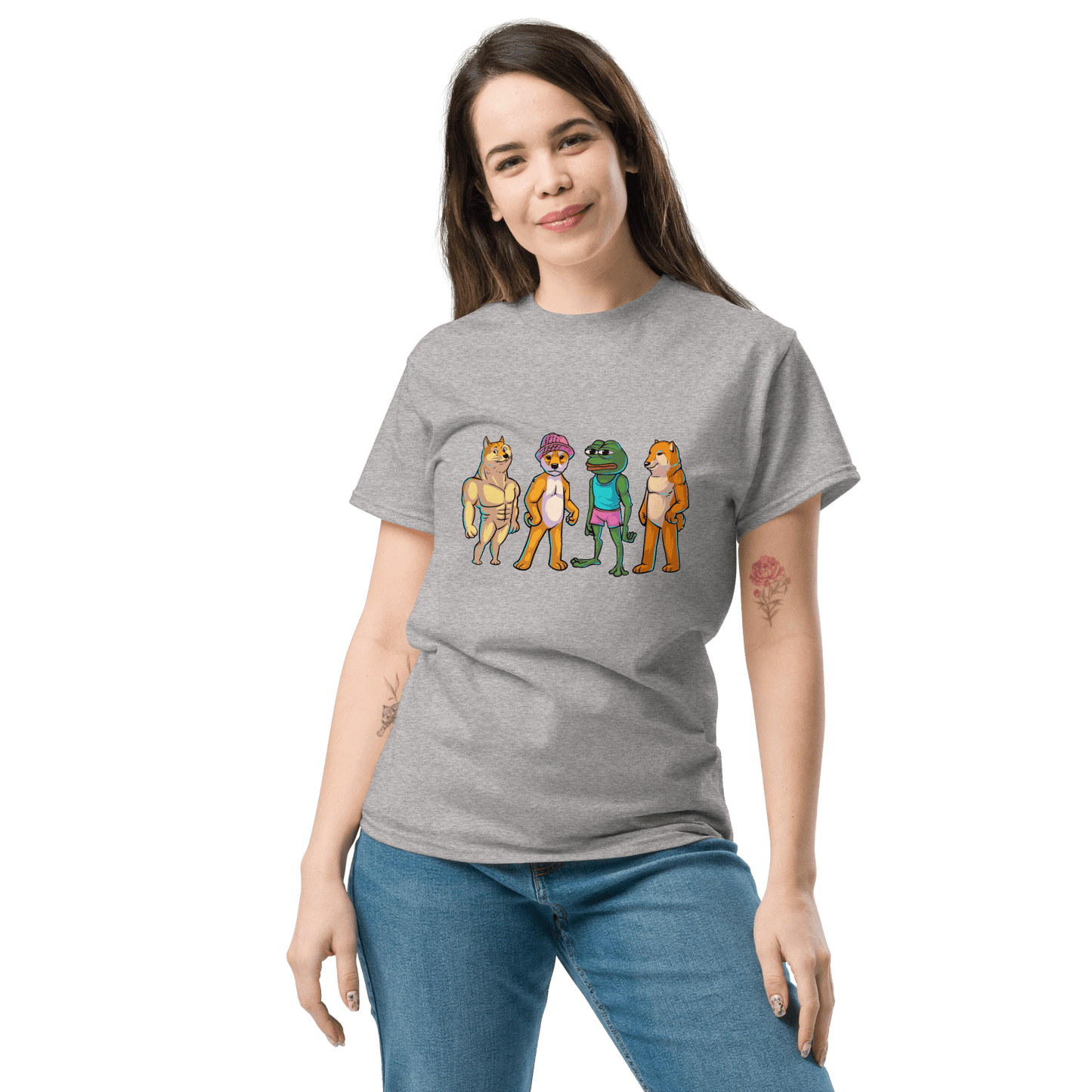 Meme Animal Classic T-Shirt Meme - Sand | Shirtposting