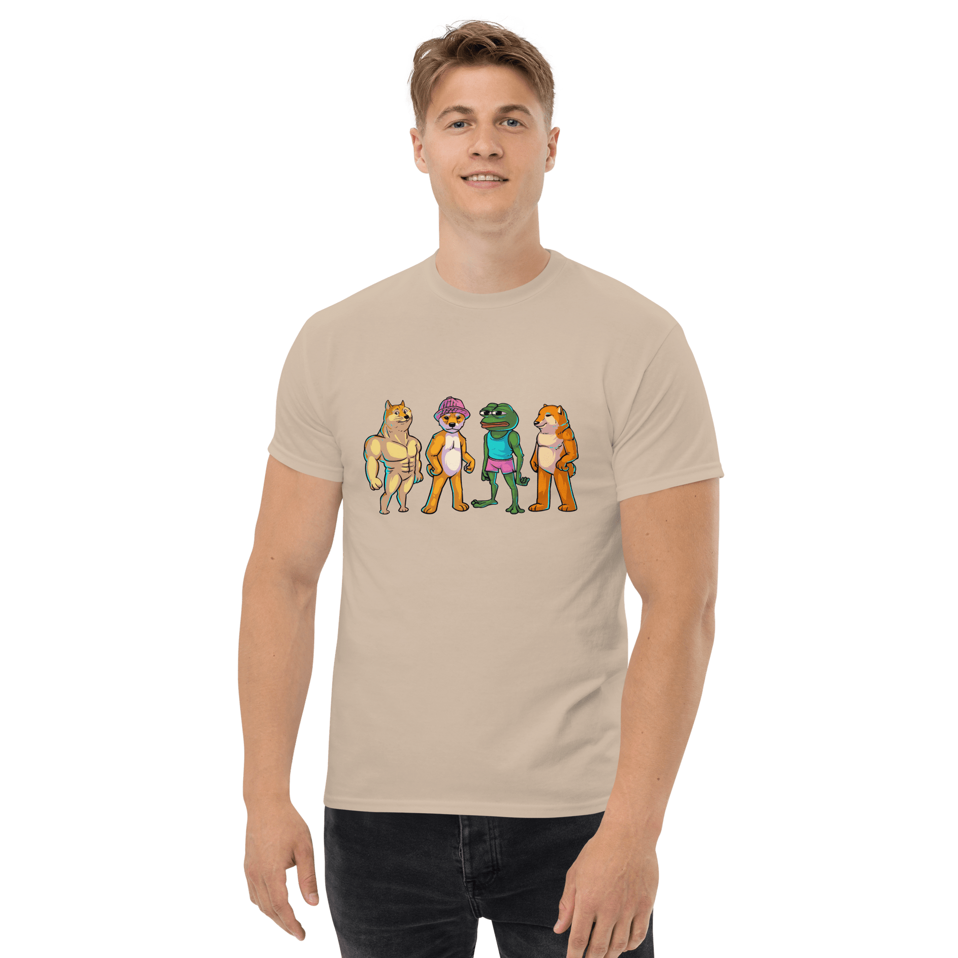 Meme Animal Classic T-Shirt Meme - Sand | Shirtposting