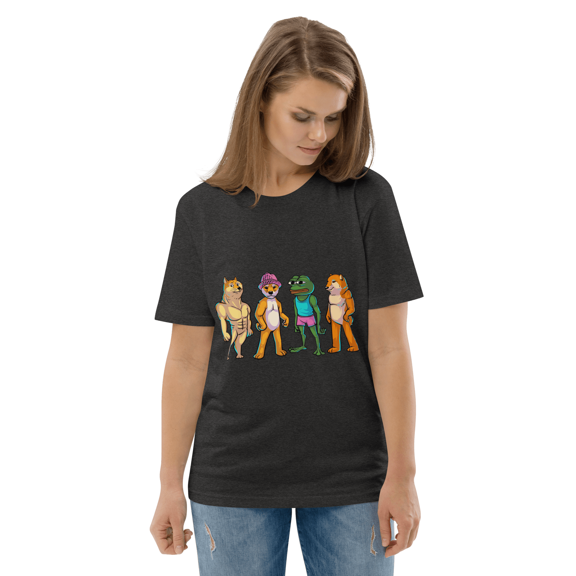 Meme Animal Premium Organic T-Shirt Meme - Cotton Pink | Shirtposting