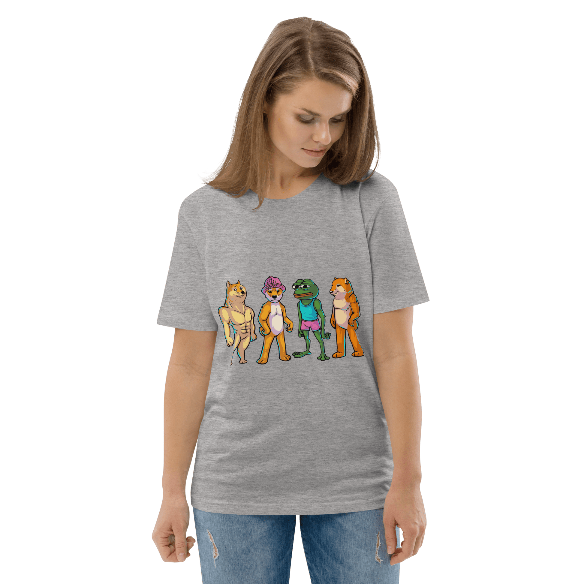 Meme Animal Premium Organic T-Shirt Meme - Cotton Pink | Shirtposting