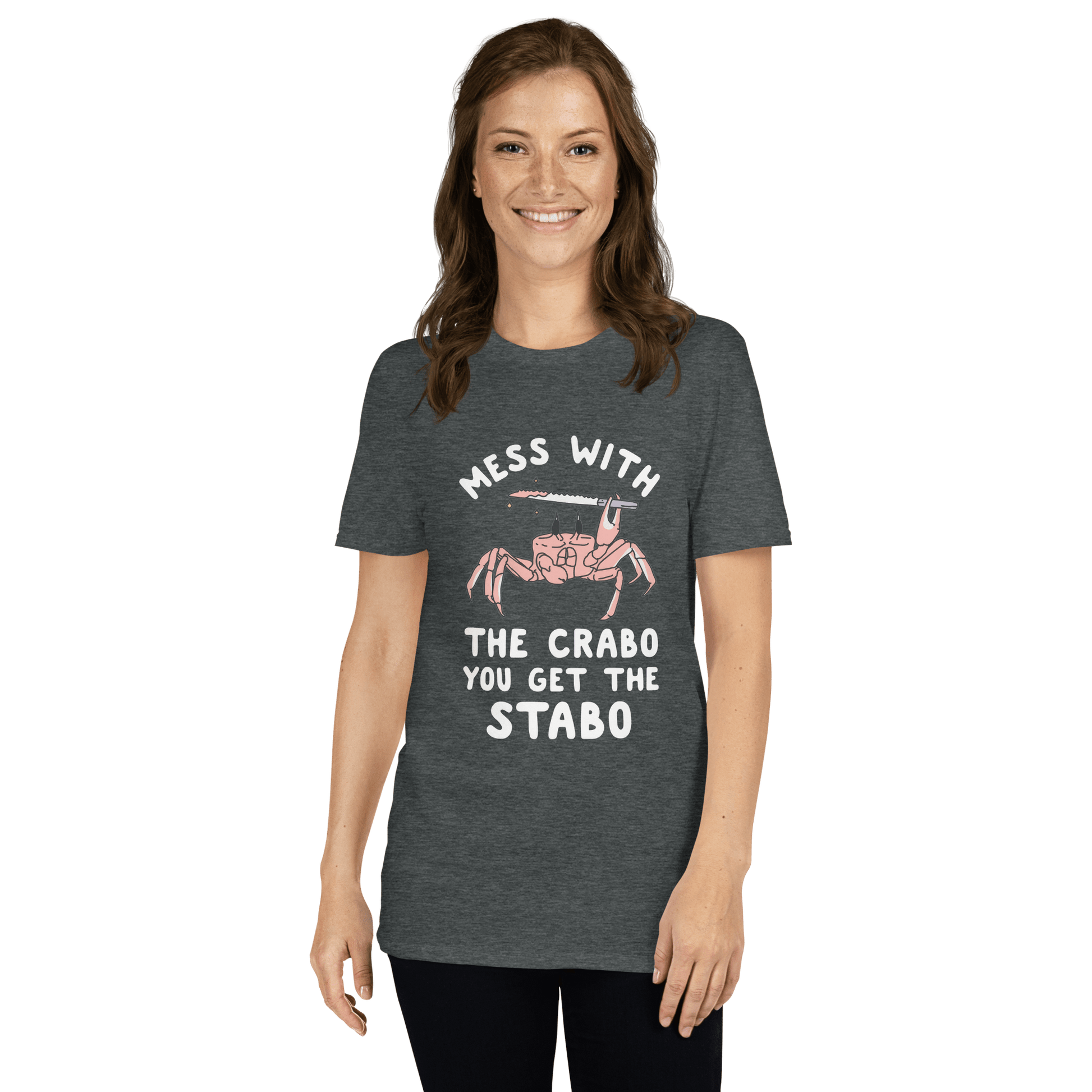 Mess With The Crabo Classic T-Shirt Meme - Black | Shirtposting