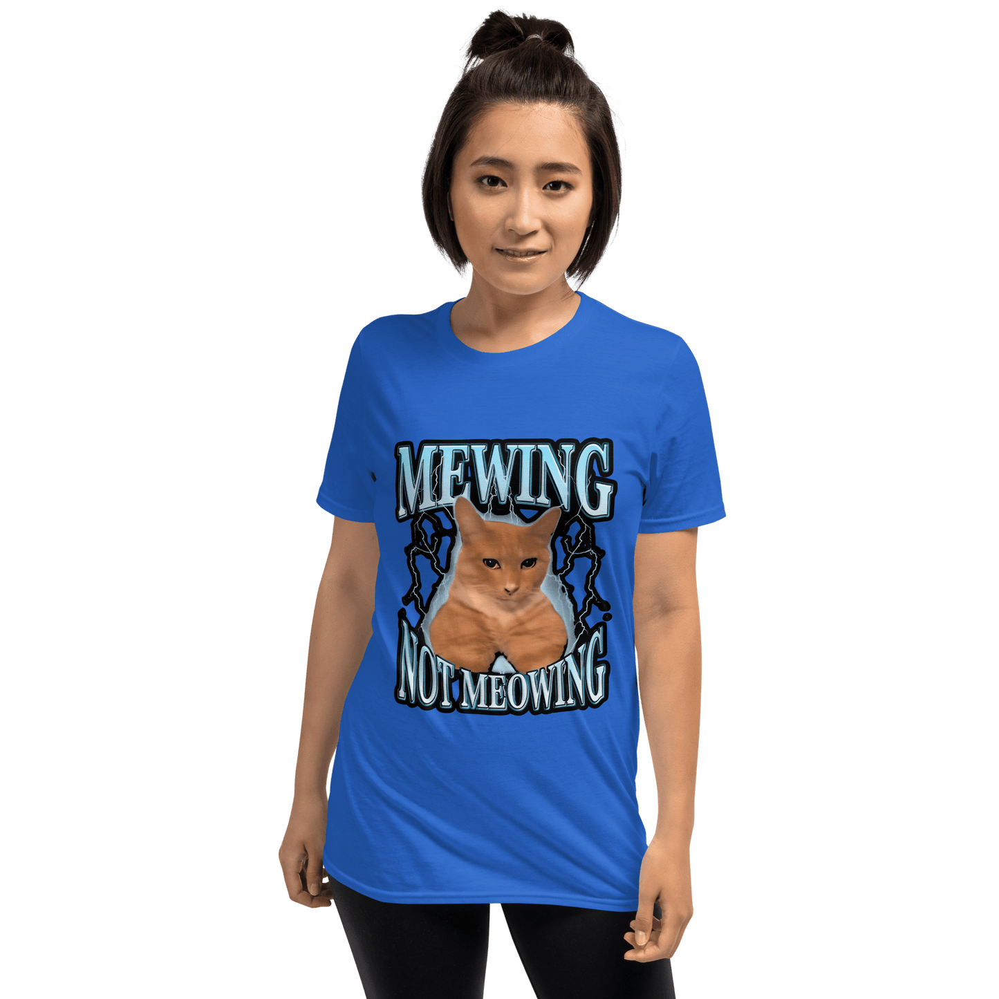Mewing Classic T-Shirt Meme - Dark Heather Grey | Shirtposting