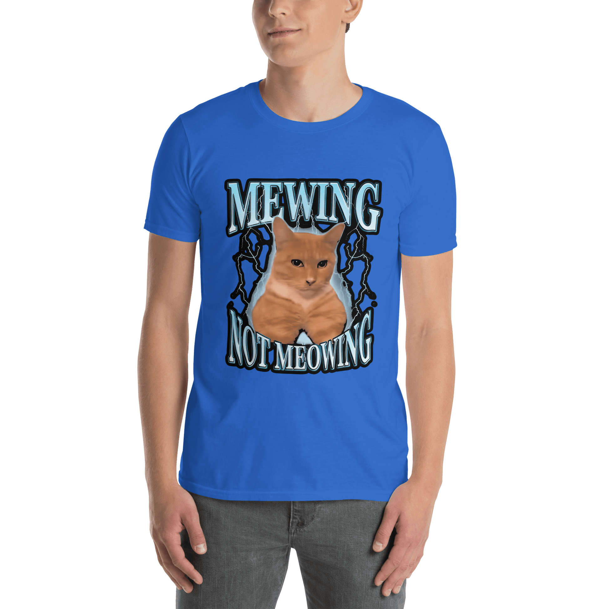 Mewing Classic T-Shirt Meme - Dark Heather Grey | Shirtposting